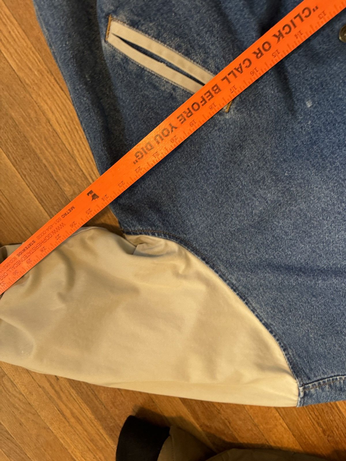 Vintage Vintage College City Beverage Two Tone Denim Jacket Size US L / EU 52-54 / 3 - 11 Thumbnail