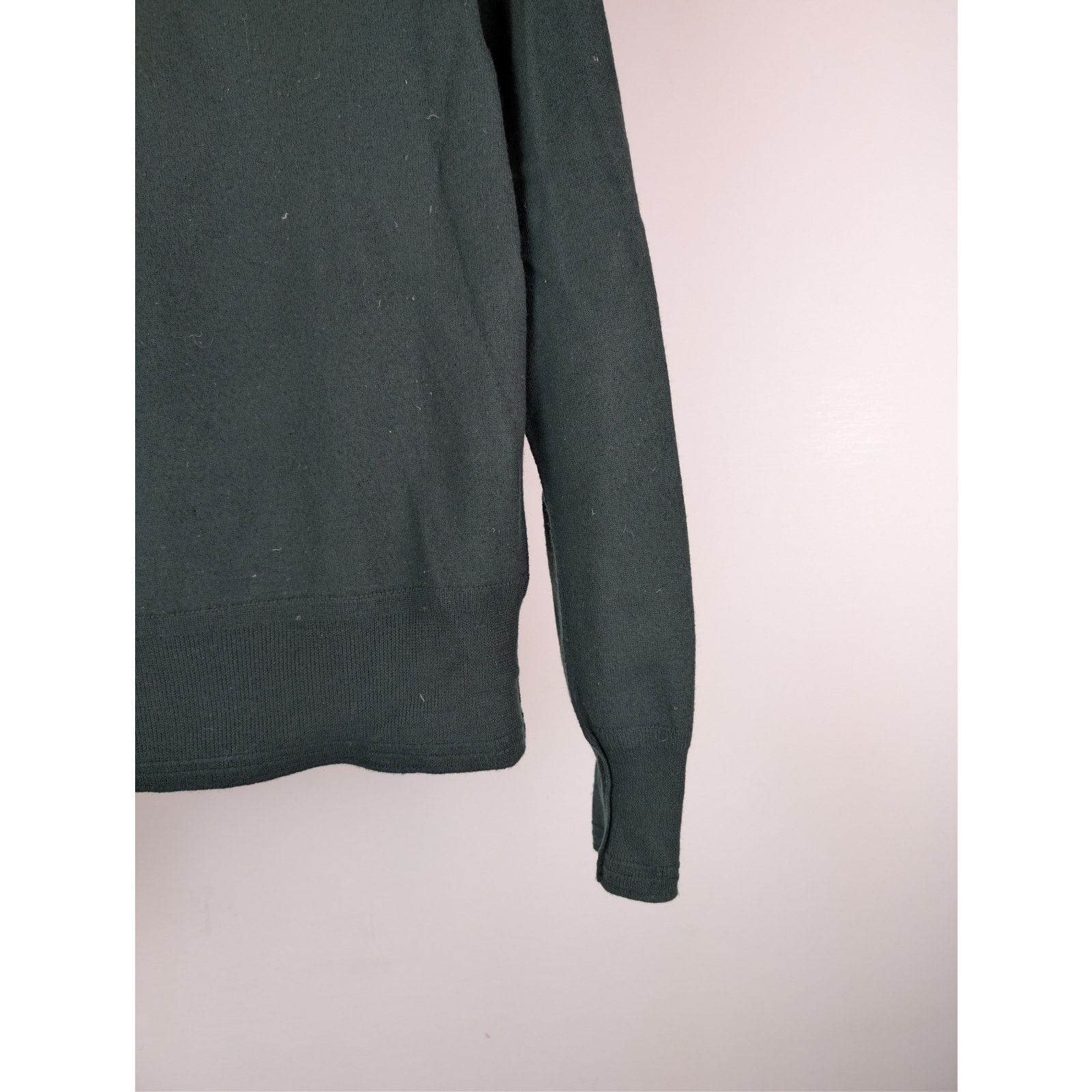 Burberry o1rshd1 CC20 Wool half-zip sweater Hoodie in a green Size US M / EU 48-50 / 2 - 5 Thumbnail