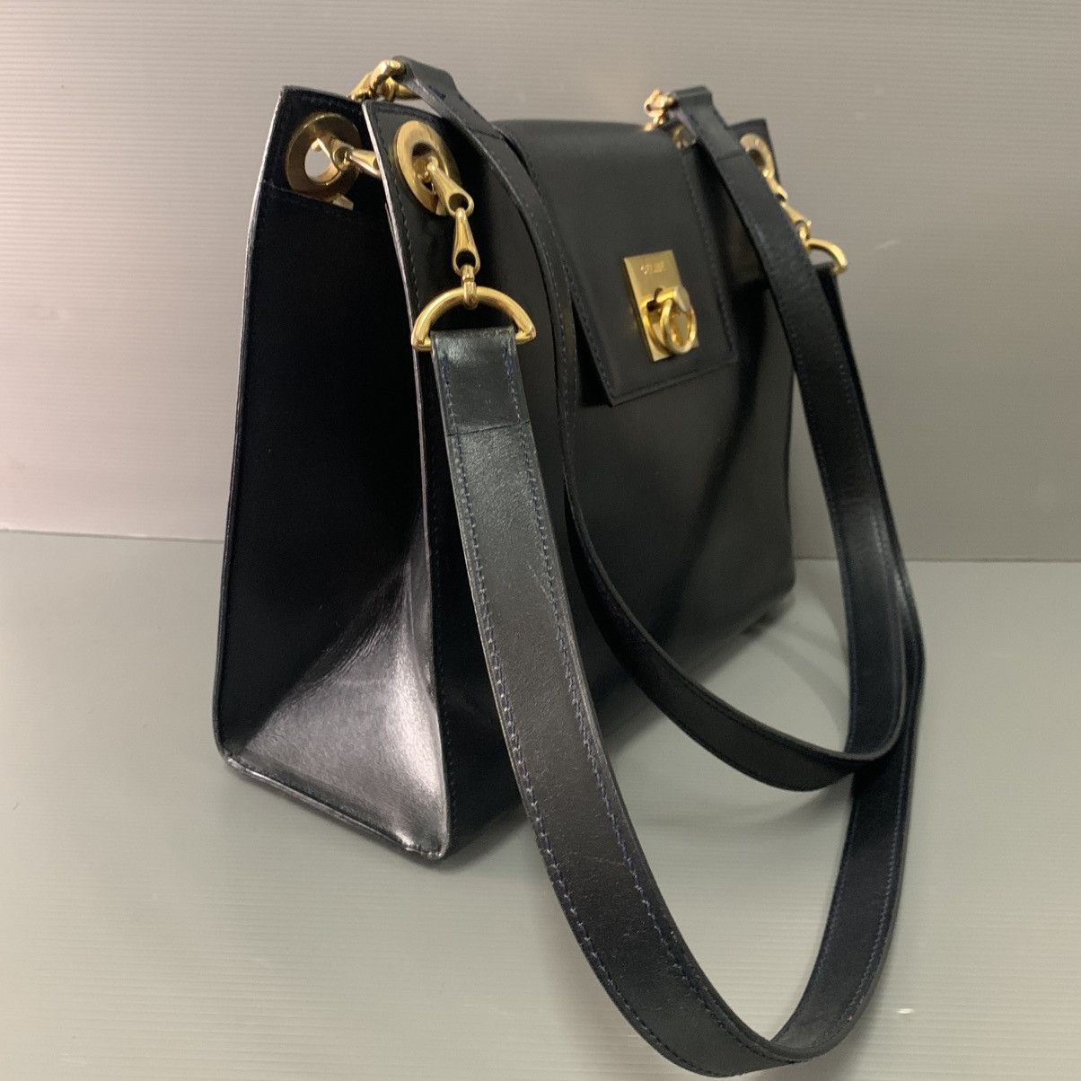 Celine Celine Box Leather Shoulder Bag Size ONE SIZE - 5 Thumbnail