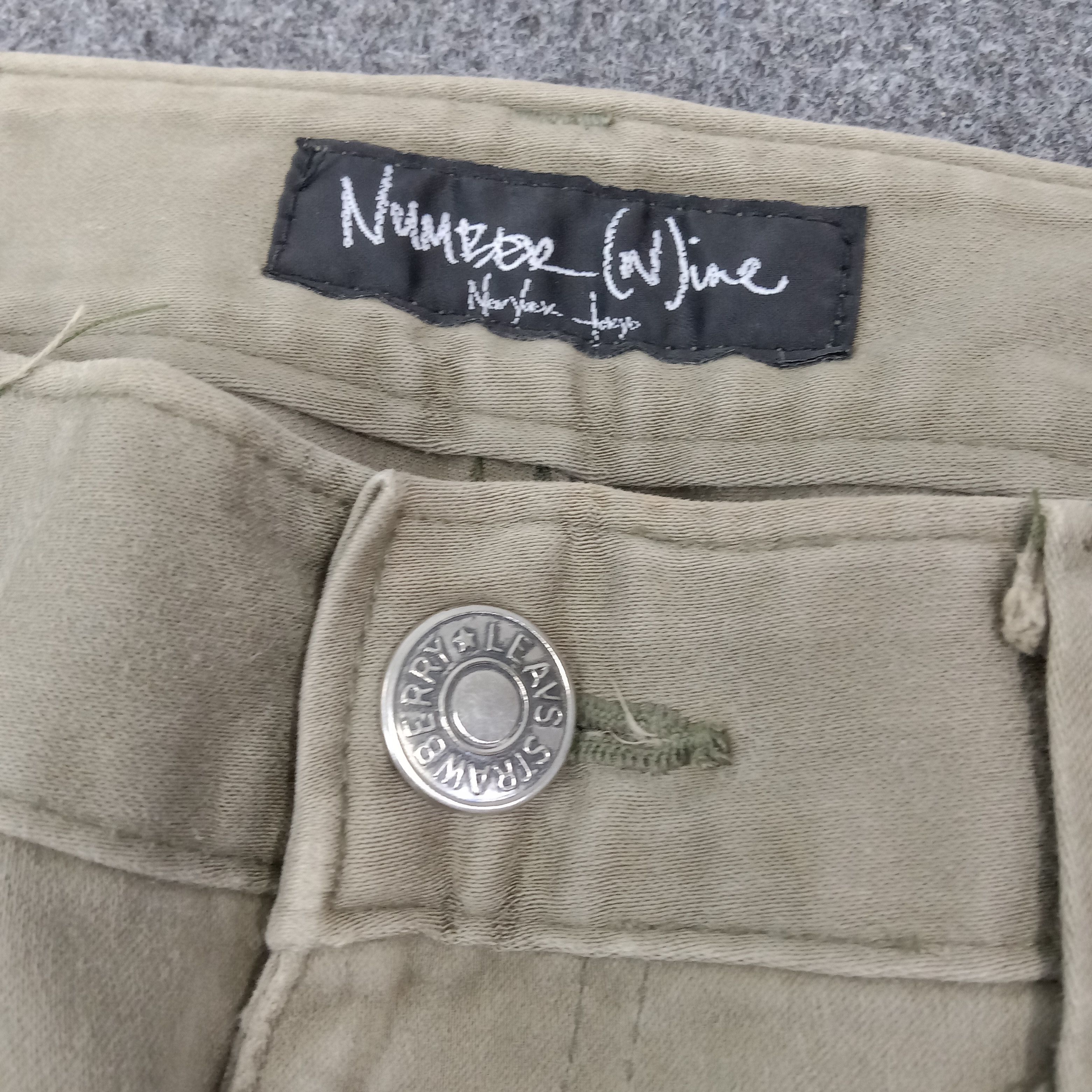 Number (N)ine Number Nine Japanese Streetwear Regular Pants C265N29 Size US 32 / EU 48 - 3 Thumbnail