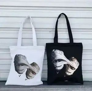 Other Two Face Mumia Art Trippy Evil Tote Shoulder Satchel Size ONE SIZE - 3 Thumbnail