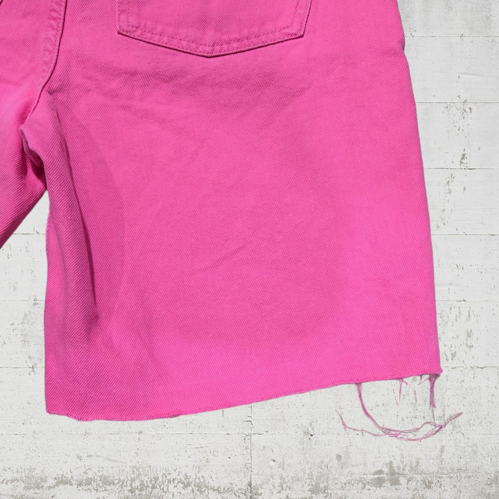 Other Hot Pink Bermuda Denim Shorts Size 6 Size 28" / US 6 / IT 42 - 6 Thumbnail