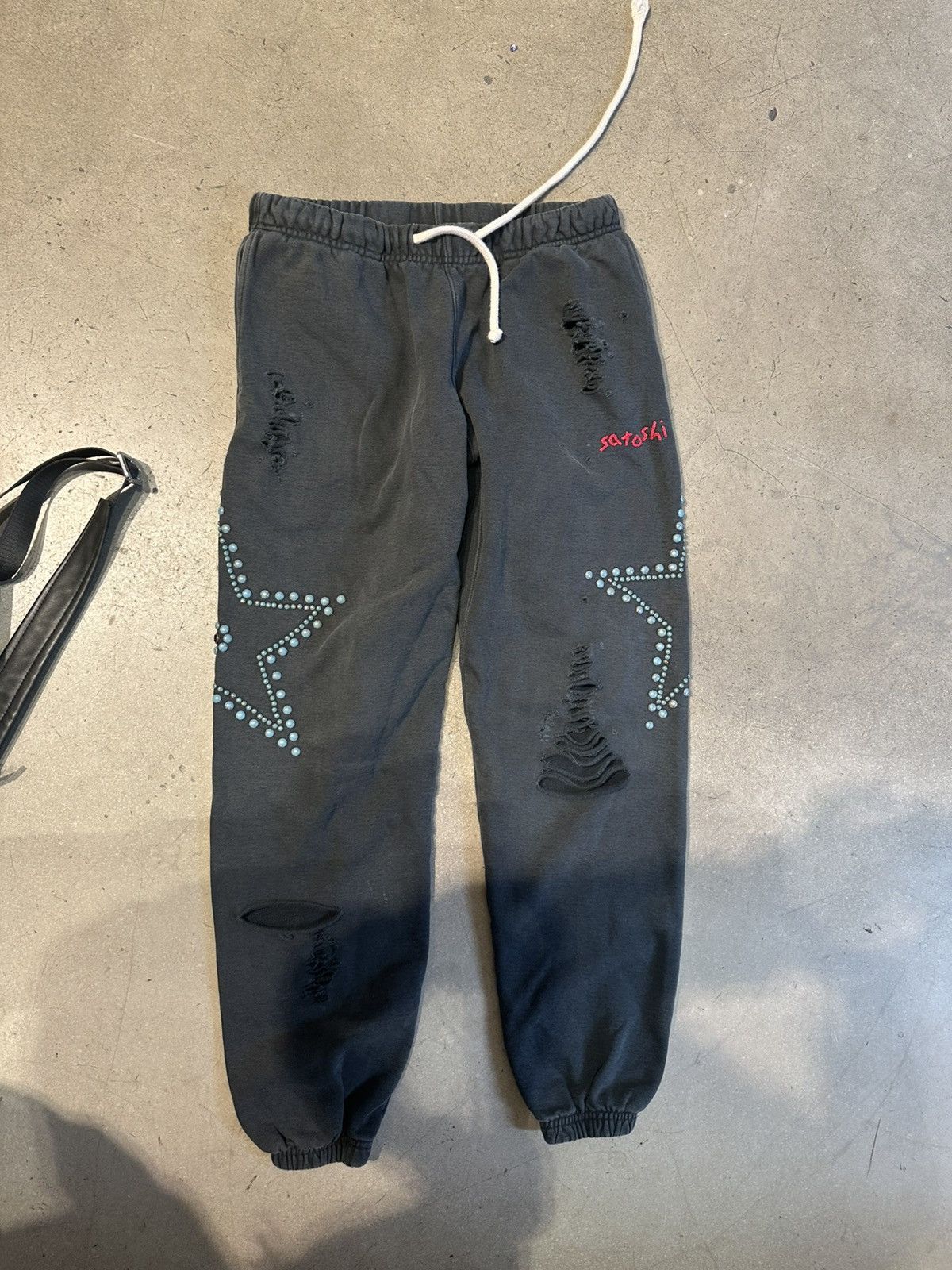 Satoshi Nakamoto Satoshi Nakamoto Star Studded Sweats Size US 32 / EU 48 - 1 Thumbnail