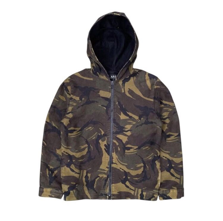 A.P.C. Camouflage ZipperHoodie