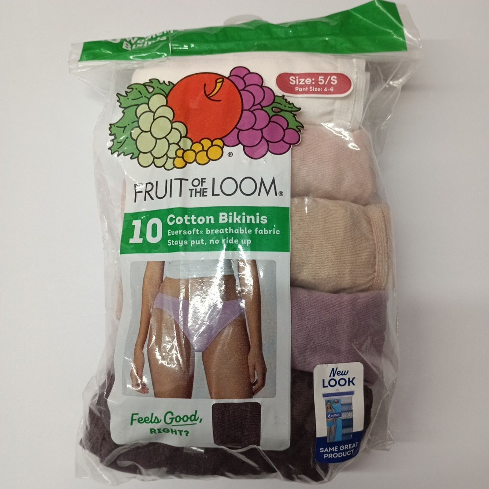 Fruit Of The Loom Fruit of the Loom Assorted Bikinis Panties 10 Pack Size 5/S Size ONE SIZE - 1 Thumbnail