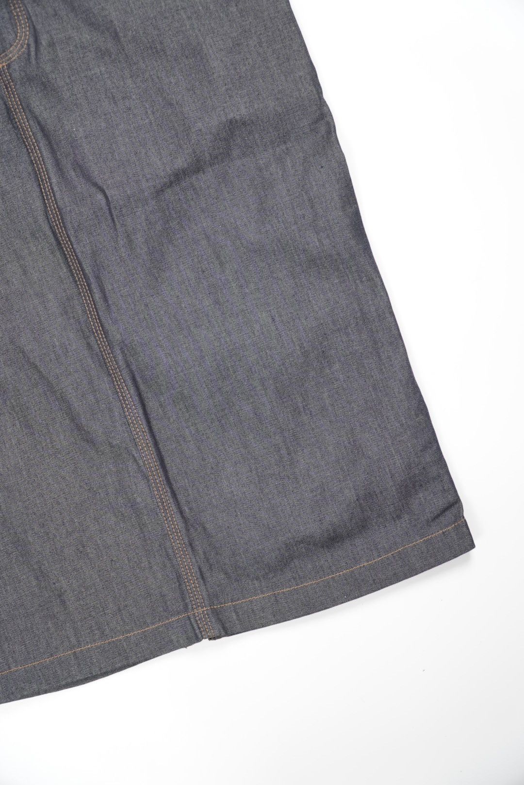 Gucci Gucci Denim Lamb Leather Tight Knee-Length Skirt Size 27" / US 4 / IT 40 - 7 Thumbnail