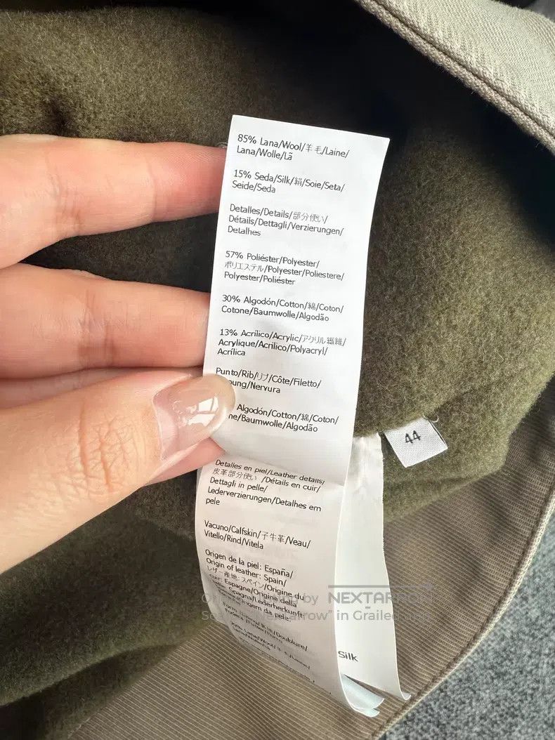 Loewe Loewe Solid Color Hooded Zip-Up Casual Jacket, Men's, Ligh Size US S / EU 44-46 / 1 - 5 Thumbnail