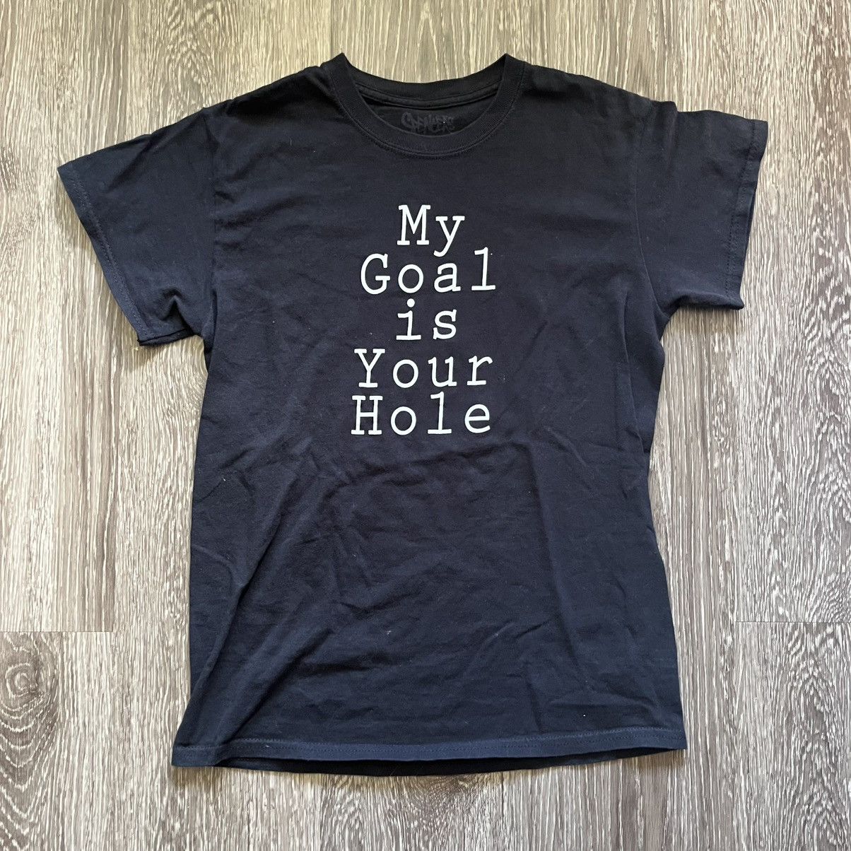 Affliction × Vintage Y2K spencers "my goal is your hole" edgy humor shirt Small Size US S / EU 44-46 / 1 - 1 Thumbnail