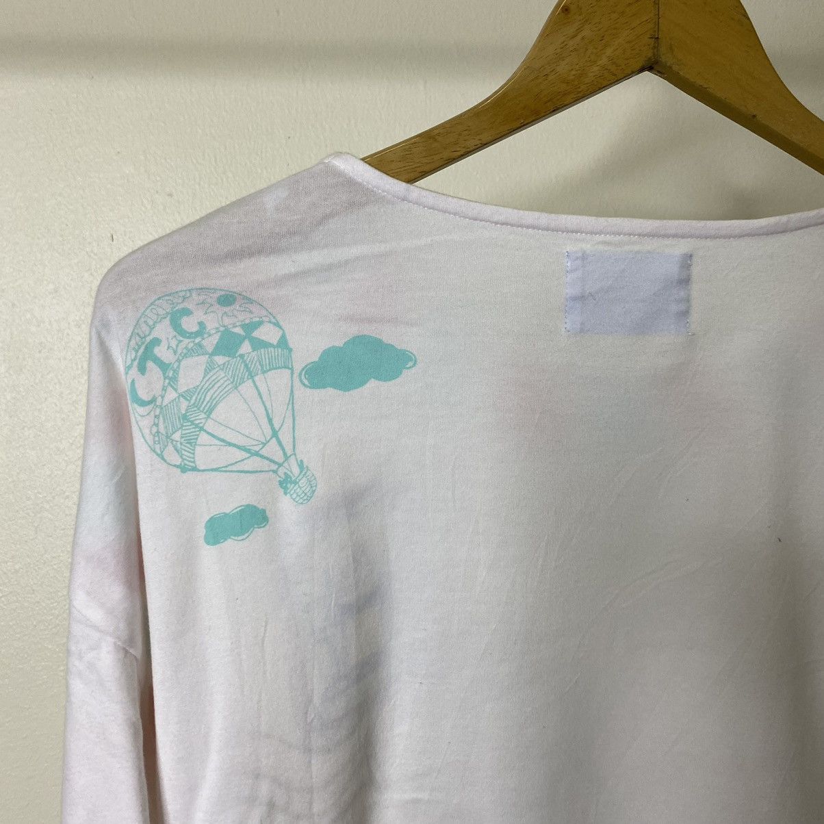 Issey Miyake × Tsumori Chisato Japanese Designer Tsumori Chisato Overprint LS T Shirt Size US L / EU 52-54 / 3 - 6 Thumbnail
