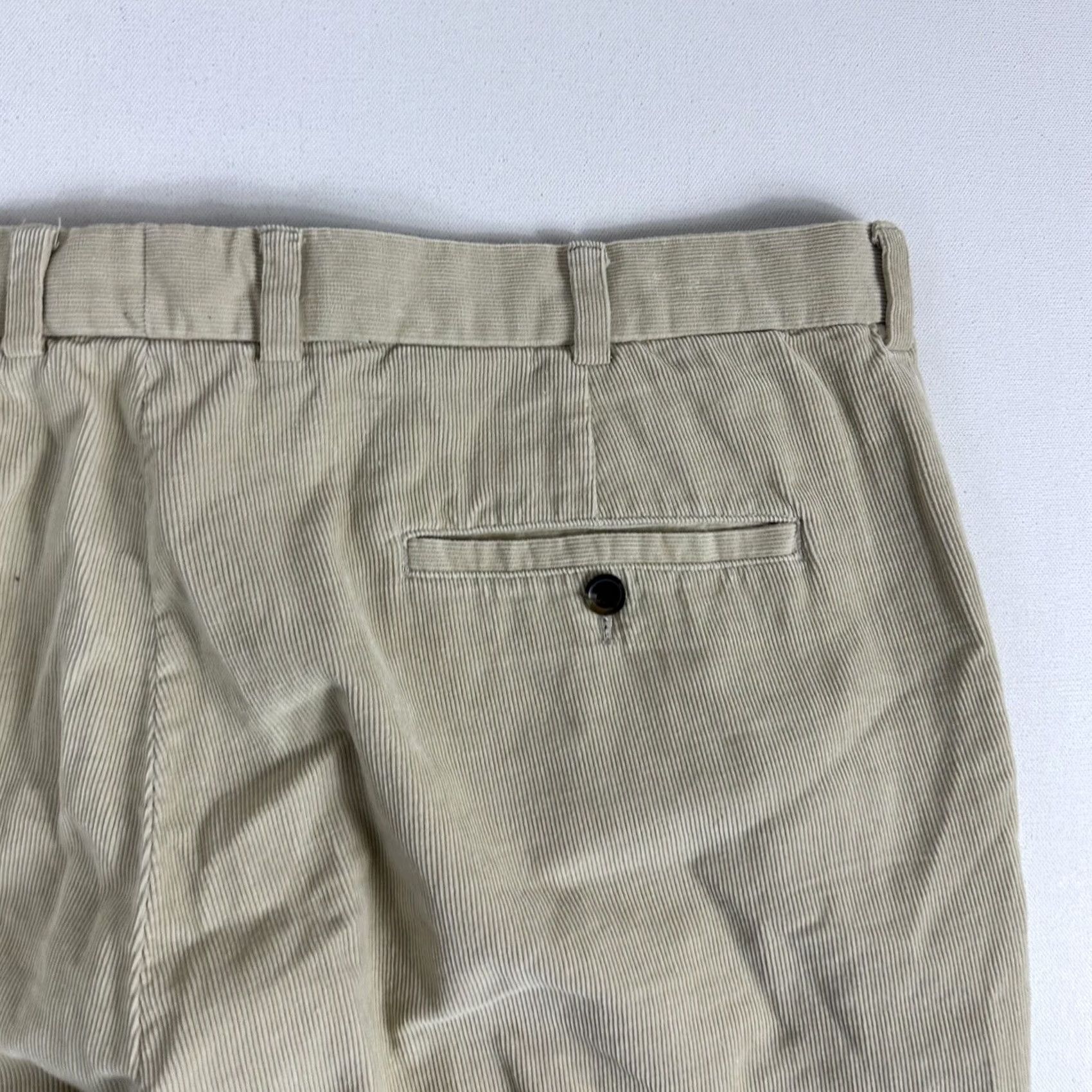 Brooks Brothers Brooks Brothers Country Club Corduroy Chino Pants Mens 40x30 Cotton Classic Fit Beige Straight 5-Pocket Size US 40 / EU 56 - 5 Thumbnail