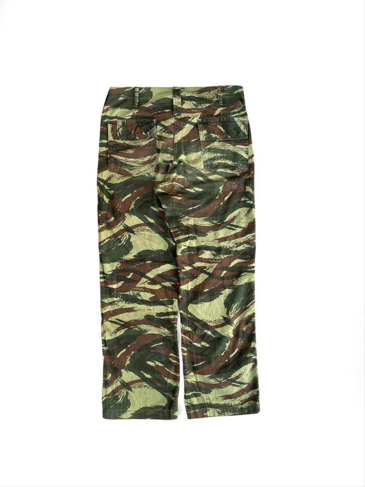 Vintage Vintage HBT French Army Lizard Camo Fatigue Pants Baker Size US 30 / EU 46 - 3 Thumbnail
