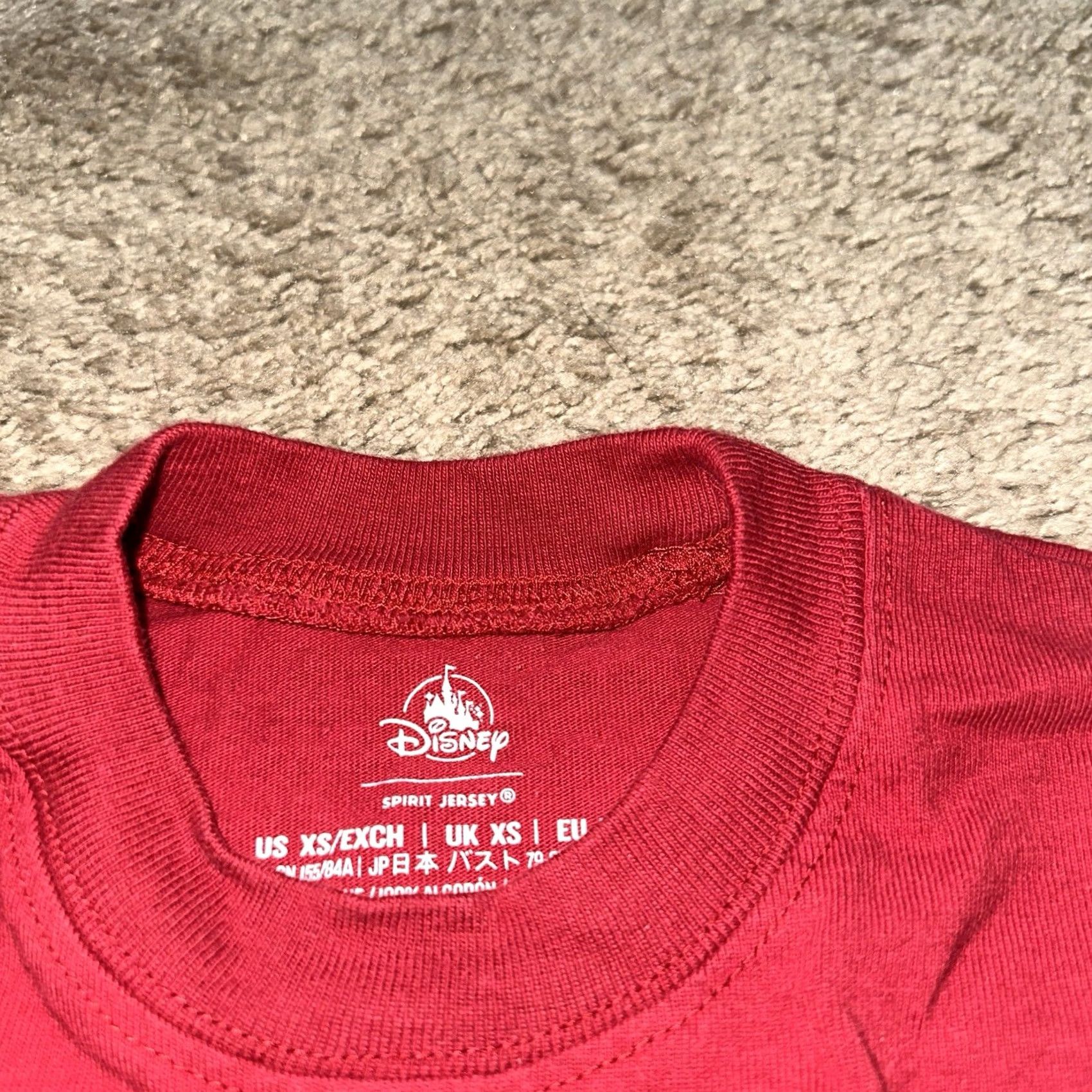 Disney Disney Spirit Jersey Shirt Womens XS Red Plaid Walt Disney World Holiday Xmas Size XS / US 0-2 / IT 36-38 - 3 Thumbnail
