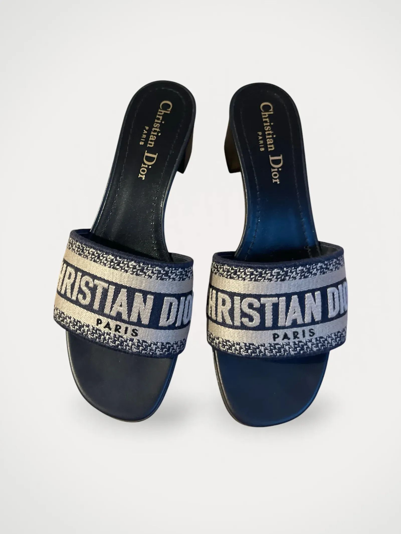 Christian Dior Dway Heeled Slide Sandals