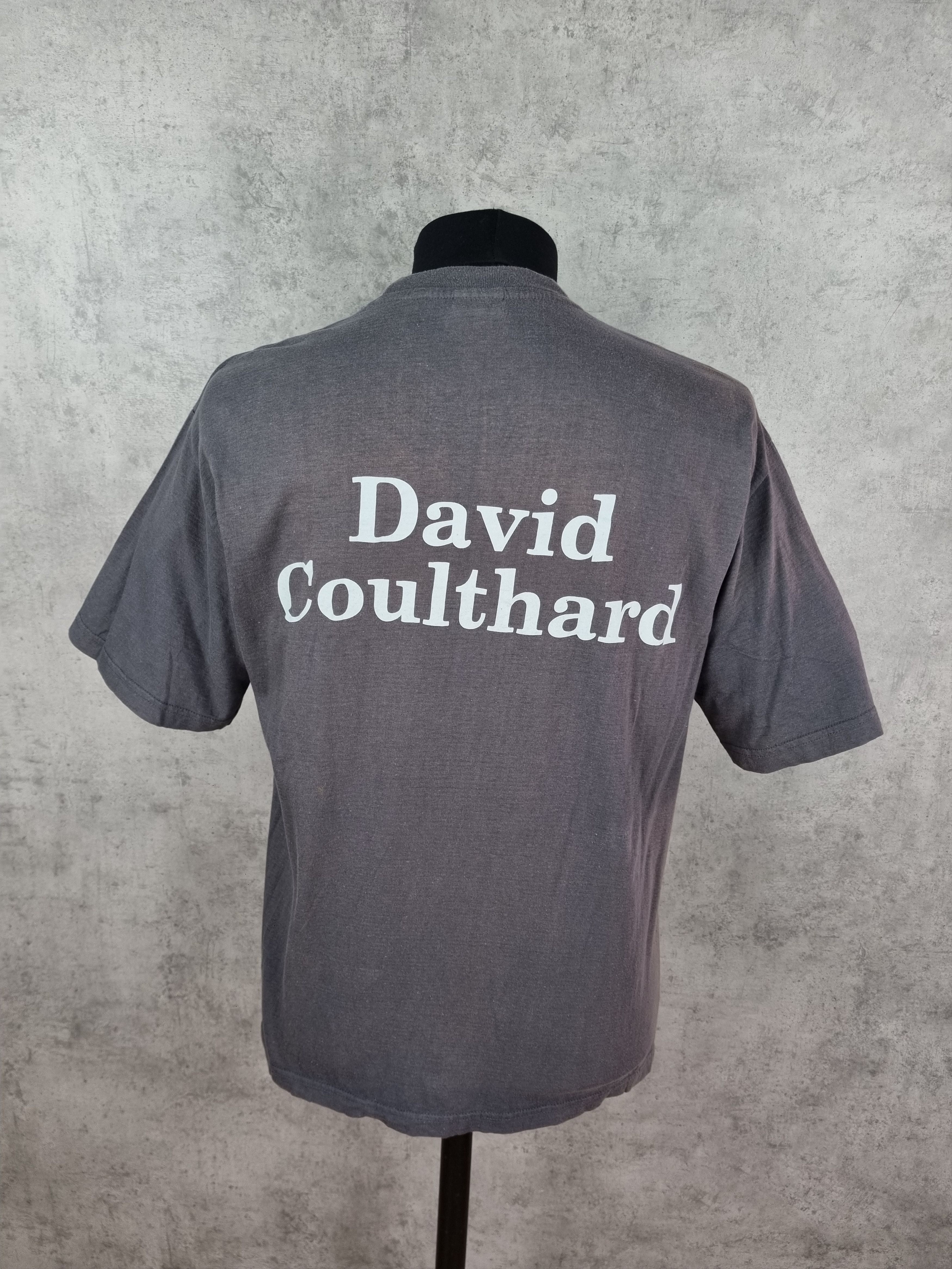 Vintage Portret David Coulthard MOTTORAD Vintage Tee Shirt Size US XL / EU 56 / 4 - 4 Thumbnail