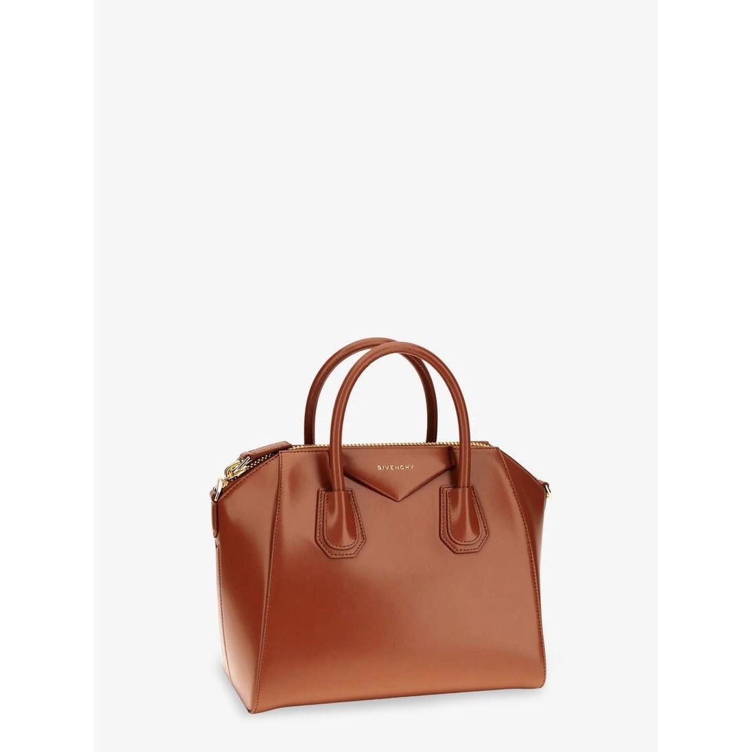 Givenchy GIVENCHY Antigona Mini Brown Leather Top Handle Bag New And Size ONE SIZE - 3 Thumbnail