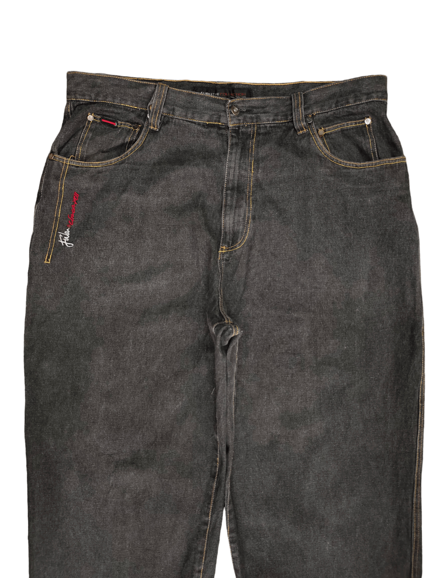 Fubu Baggy Jeans Fubu Carpenter Wide Leg Denim Y2k Jnco Size US 40 / EU 56 - 8 Thumbnail