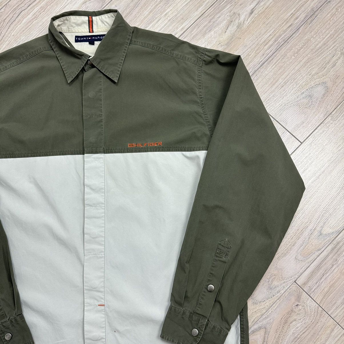 Polo Ralph Lauren Vintage Tommy Hilfiger Y2K Military Tactical Olive Shirt Size US M / EU 48-50 / 2 - 6 Thumbnail