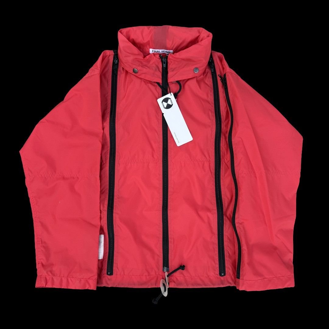 Final Home FINAL HOME | Rare Archive Multi-Zipper Survival Jacket Red Size US XXS / EU 40 - 4 Thumbnail