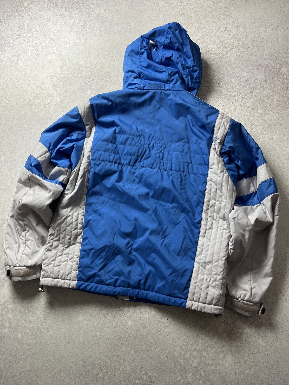 Bogner DDP Vintage BOGNER Jacket Blue White Hooded Ski Jacket Size US L / EU 52-54 / 3 - 4 Thumbnail