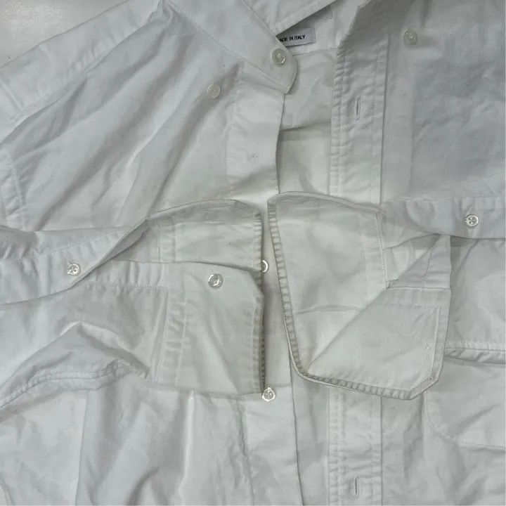 Thom Browne Thom Browne Classic Long Sleeve Shirt with Stripes -2507 Size US M / EU 48-50 / 2 - 5 Thumbnail