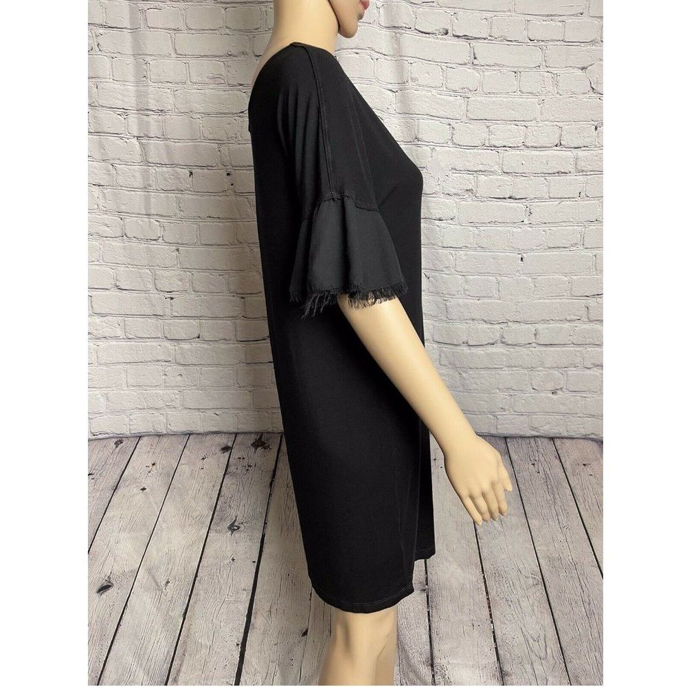 Splendid NWT New $138 Splendid Rayon Jersey Flutter Sleeve Dress Bla Size S / US 4 / IT 40 - 5 Thumbnail