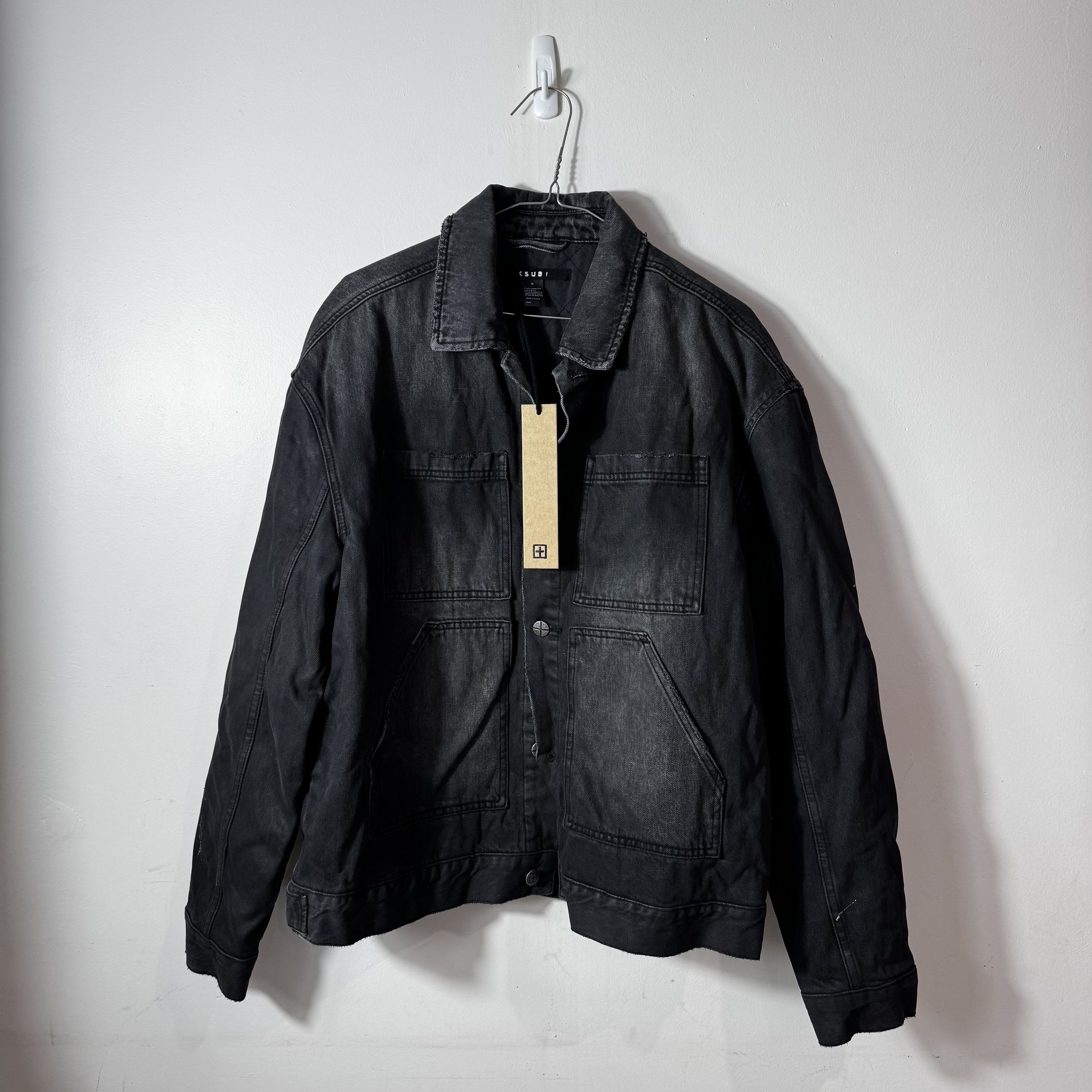 Ksubi ⚠️ Ksubi-New Never Worn-Black Jean Jacket M Size US M / EU 48-50 / 2 - 1 Thumbnail