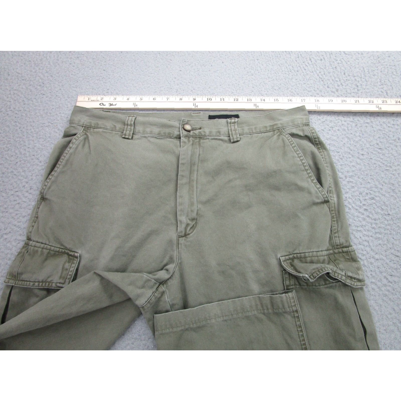 Eddie Bauer Eddie Bauer Cargo Pants Men 34 Green Cotton Casual Outdoor Utility Workwear Regular Fit Size US 34 / EU 50 - 3 Thumbnail