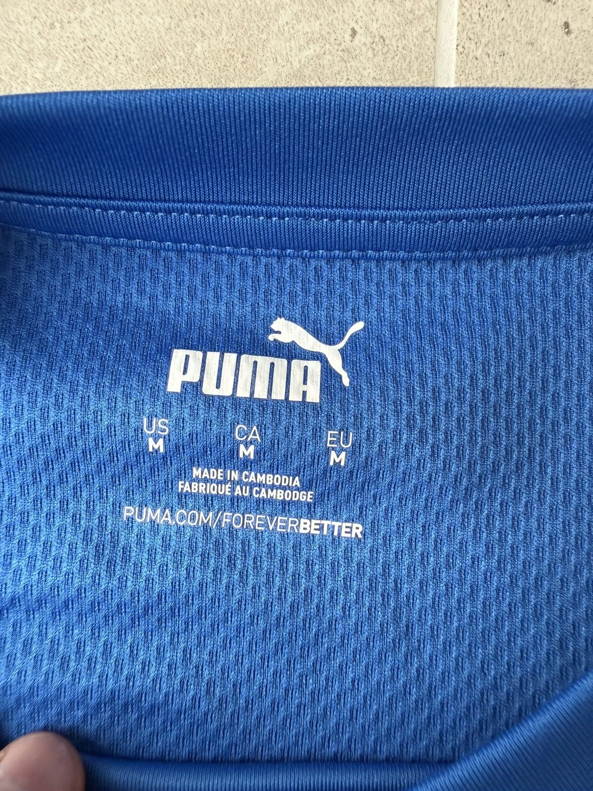 Puma Italy 2020 2021 pre-match football shirt jersey kit soocer Size US M / EU 48-50 / 2 - 5 Thumbnail