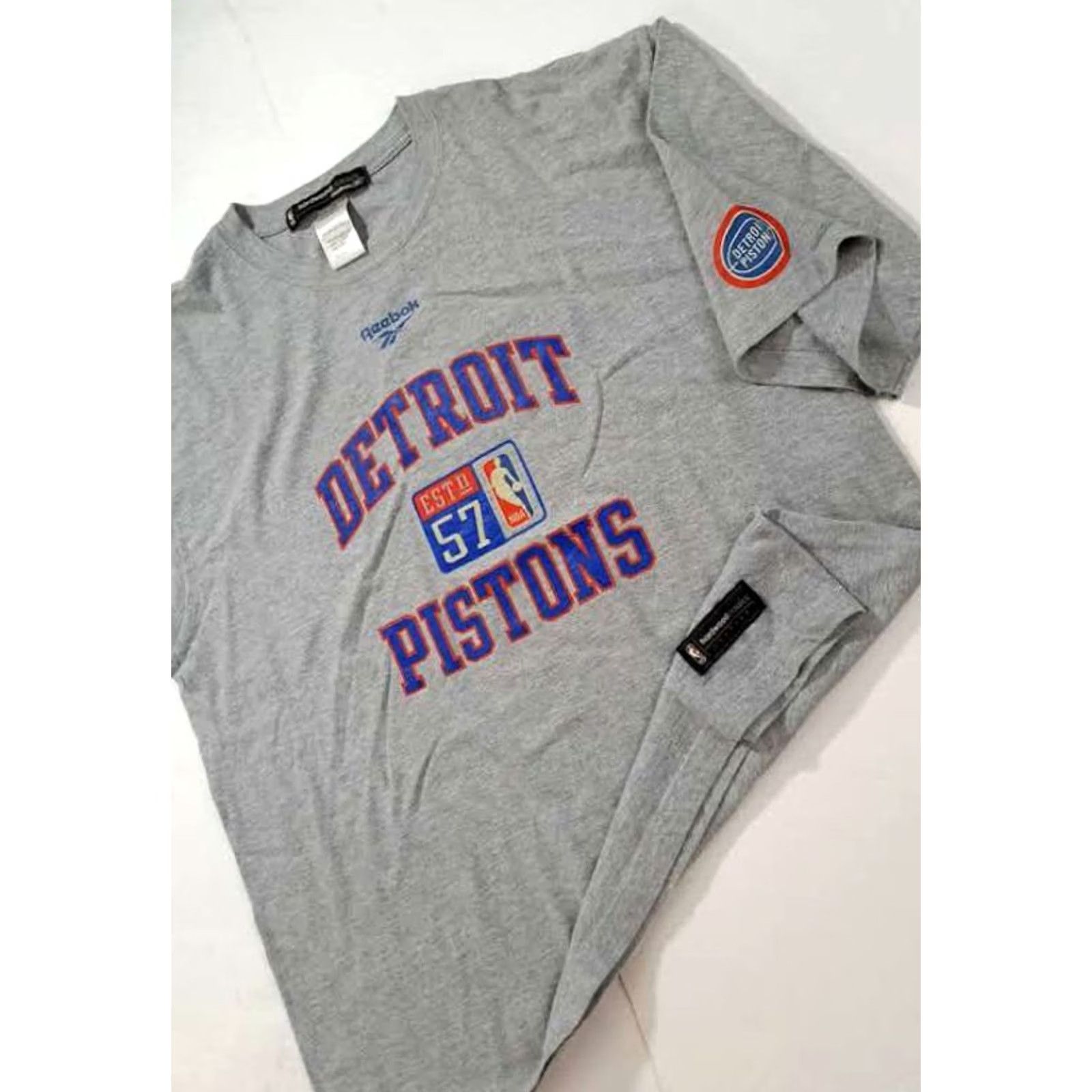 Reebok Vintage Detroit Pistons Basketball Shirt XL Reebok Hardwood Classic Size US XL / EU 56 / 4 - 4 Thumbnail