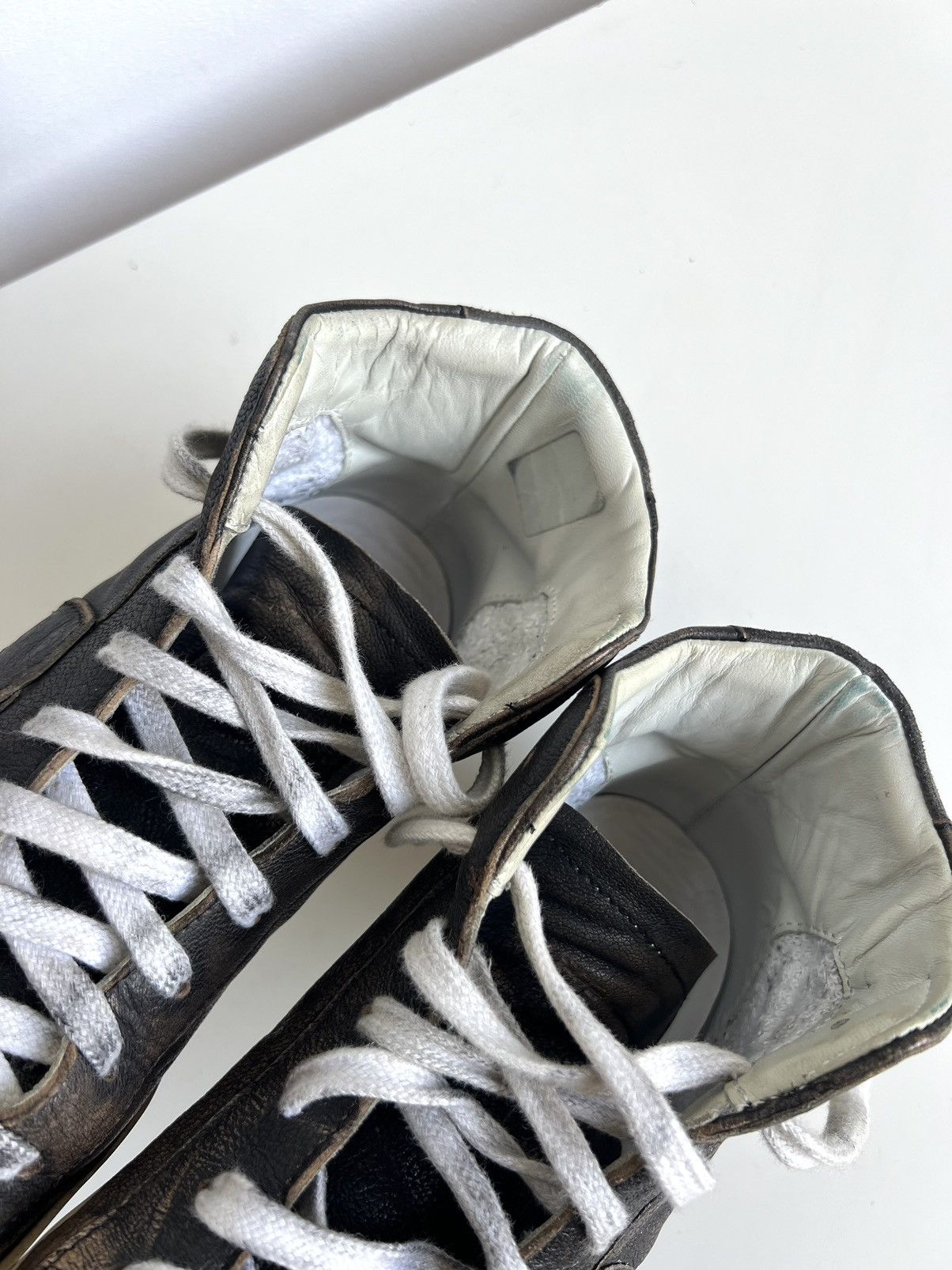 Golden Goose × Philippe Model Philipe Model Paris PRSX Mid Brown Distressed Sneakers Size US 7.5 / EU 40-41 - 12 Thumbnail