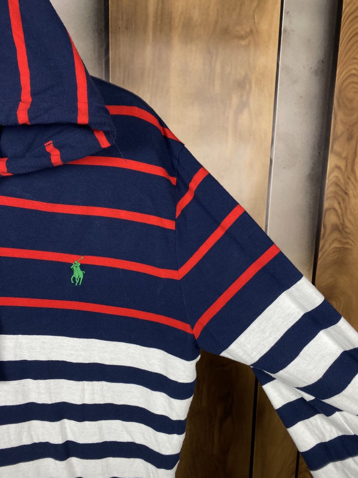 Polo Ralph Lauren 🎠Vintage Hoodie Polo Ralph Lauren Striped Luxury VTG Tee🎠 Size US M / EU 48-50 / 2 - 6 Thumbnail