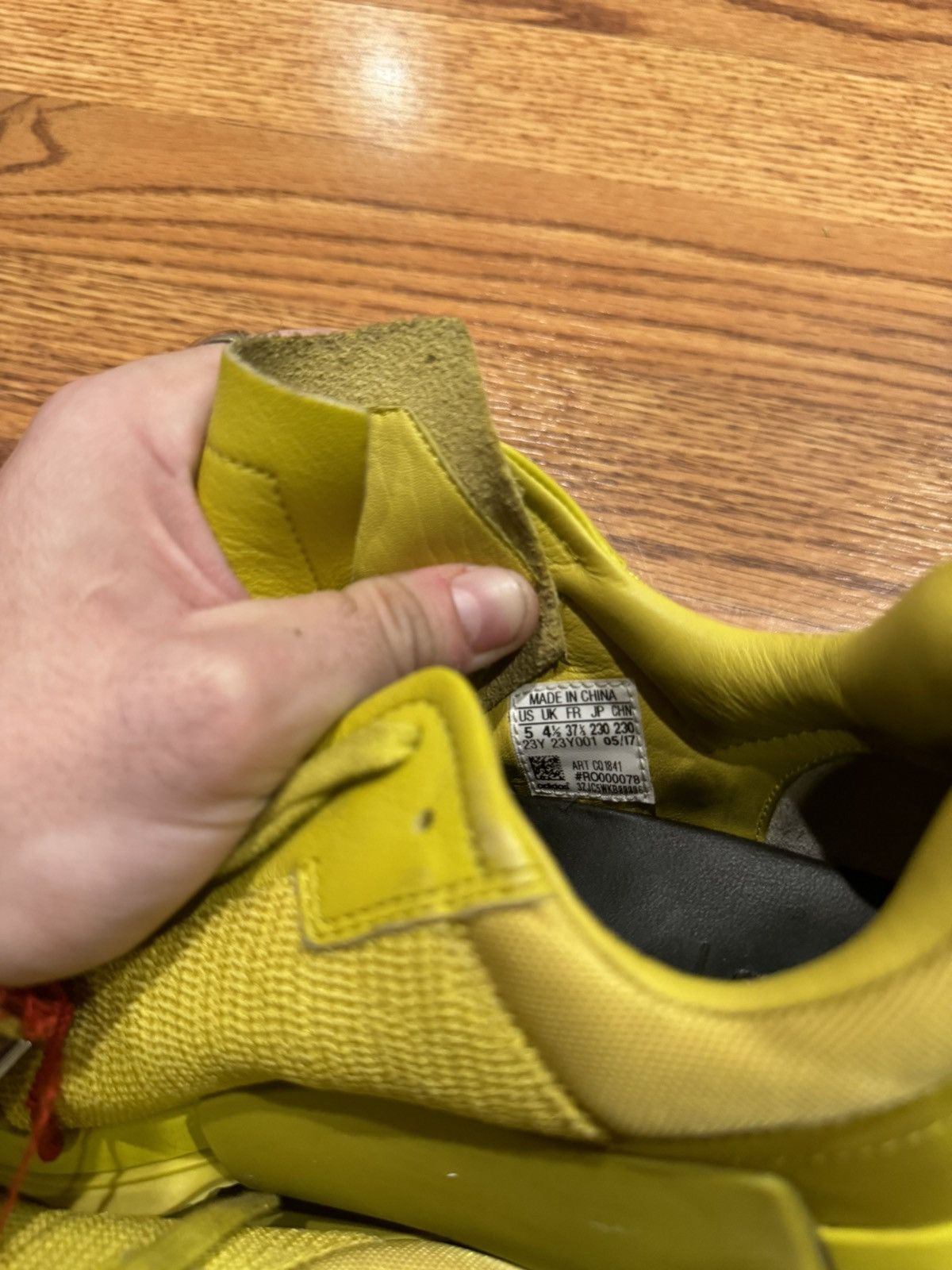 Adidas × Rick Owens Rick Owens X Adidas level runner 2 Size US 5 / EU 37 - 5 Thumbnail