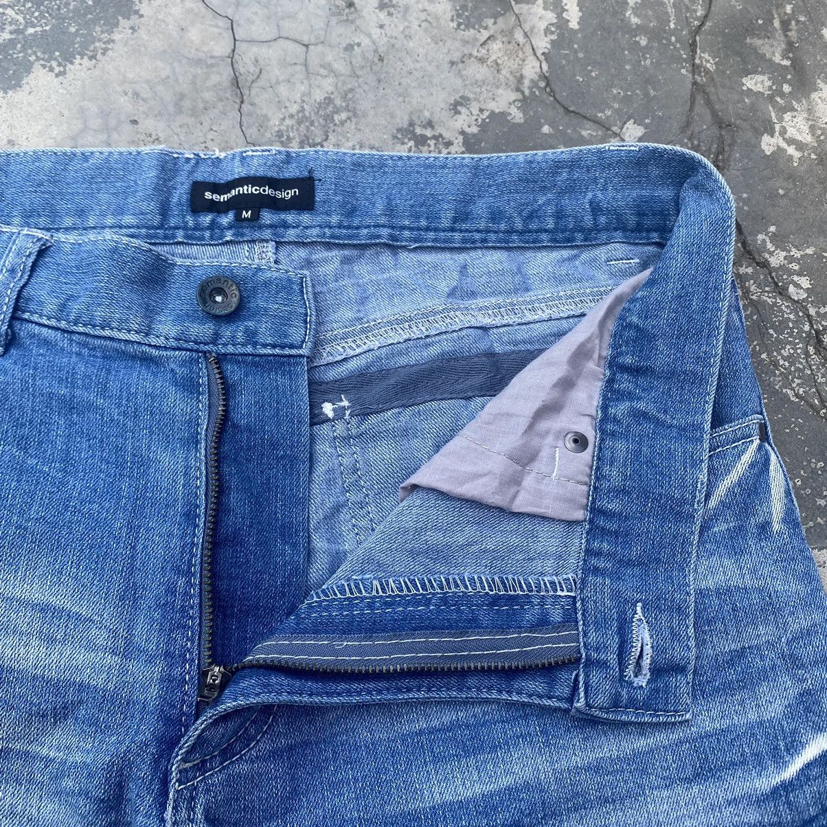 semanticdesign SEMANTIC DESIGN Stacked Curve Jeans Size US 31 - 7 Thumbnail