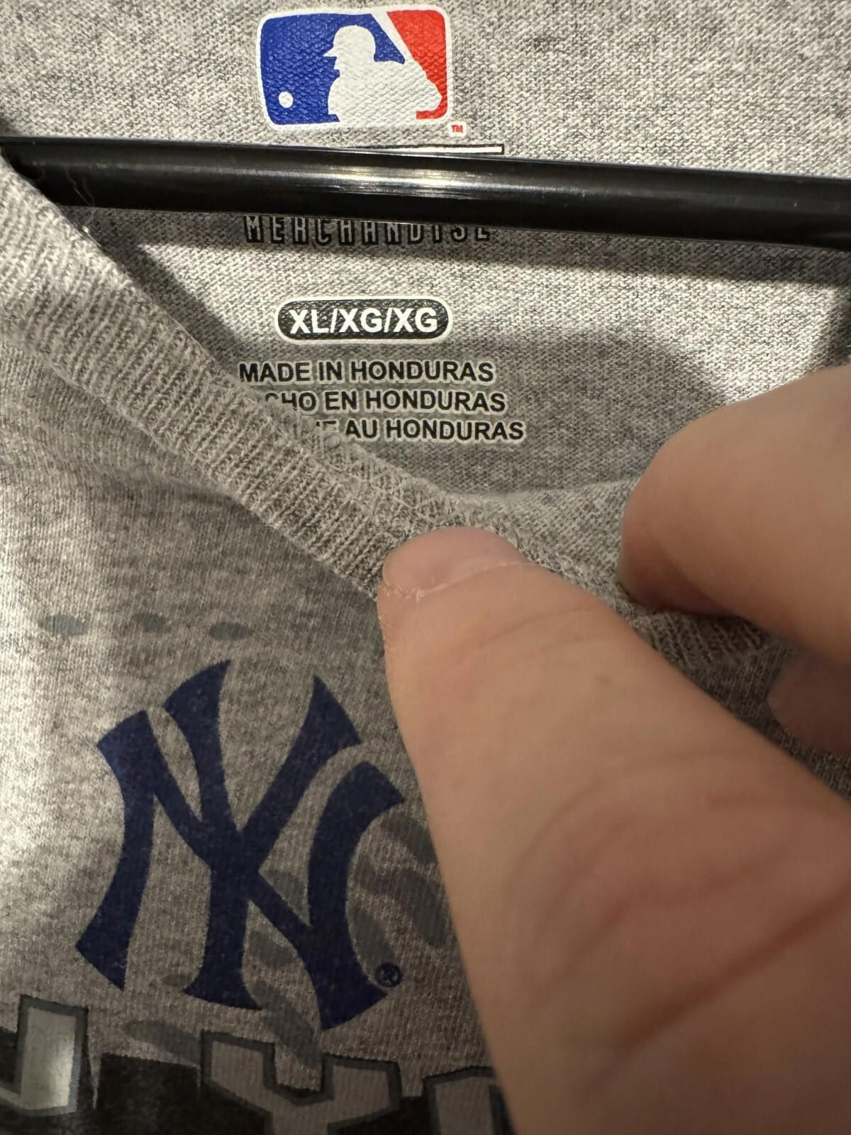 Other New York Yankees Short Sleeve Tee Shirt Men's XL Gray Size ONE SIZE - 4 Thumbnail
