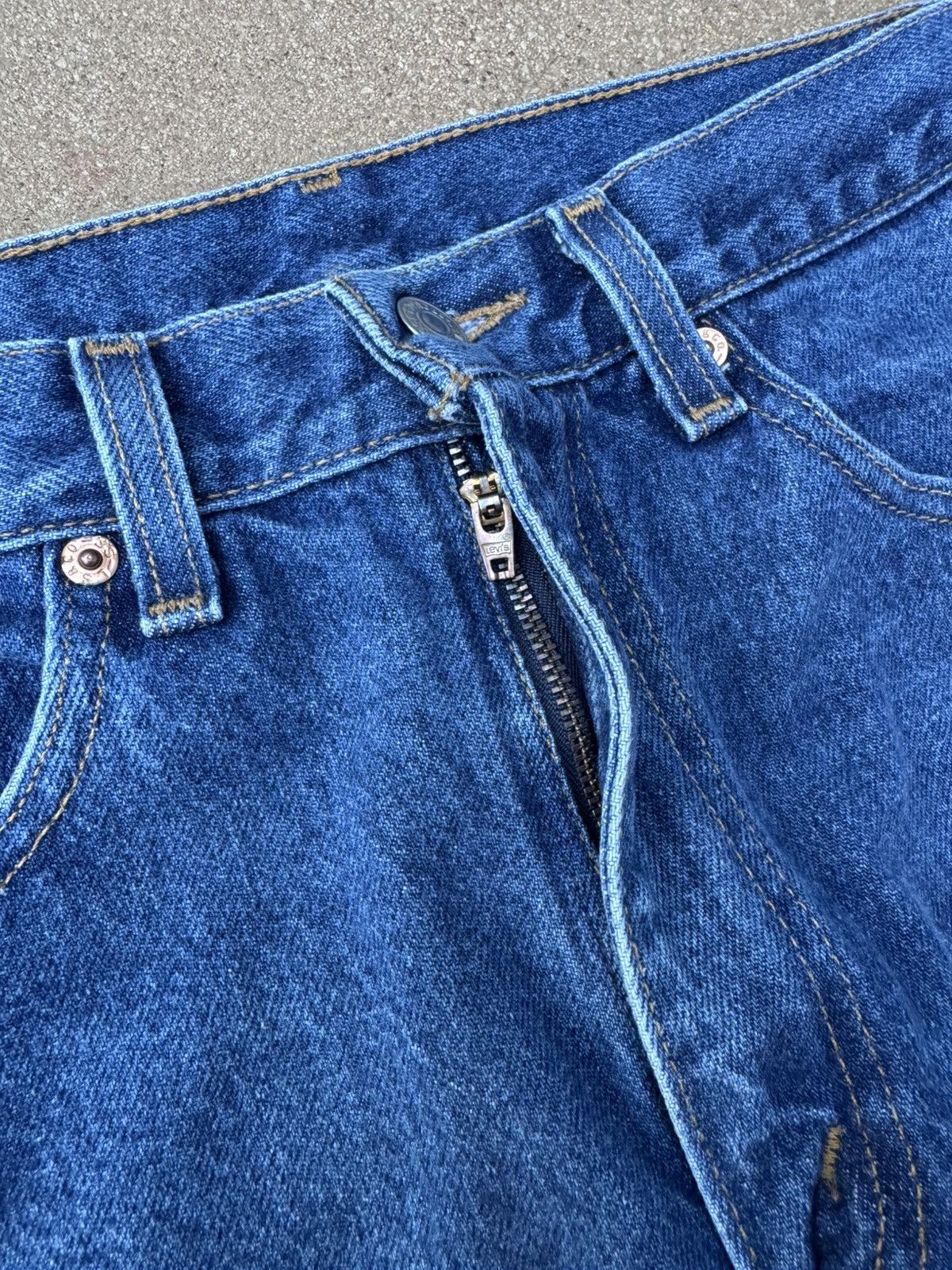 Levi's Vtg 90s Levis 517 Orange Tab Bootcut Flare Faded Jeans 31x30 Size US 31 - 5 Thumbnail