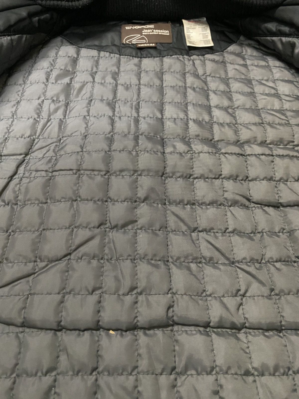 Energie × Vintage VINTAGE Y2K ENERGIE JEAN SESSION PUFFER RIDER JACKET Size US M / EU 48-50 / 2 - 7 Thumbnail