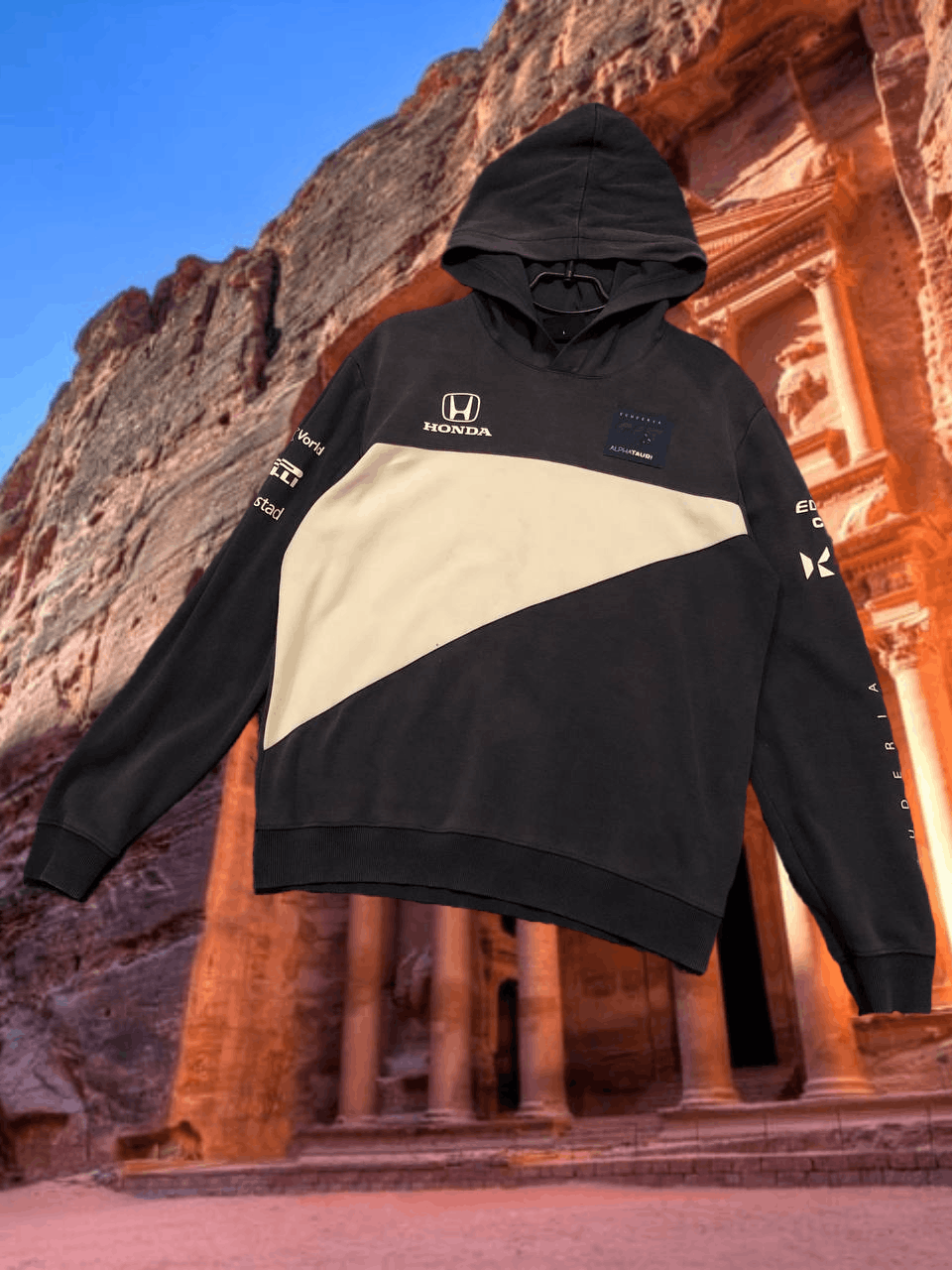 Vintage Y2K Alphatauri hoodie vintage streetwear logo Honda Size US L / EU 52-54 / 3 - 1 Thumbnail