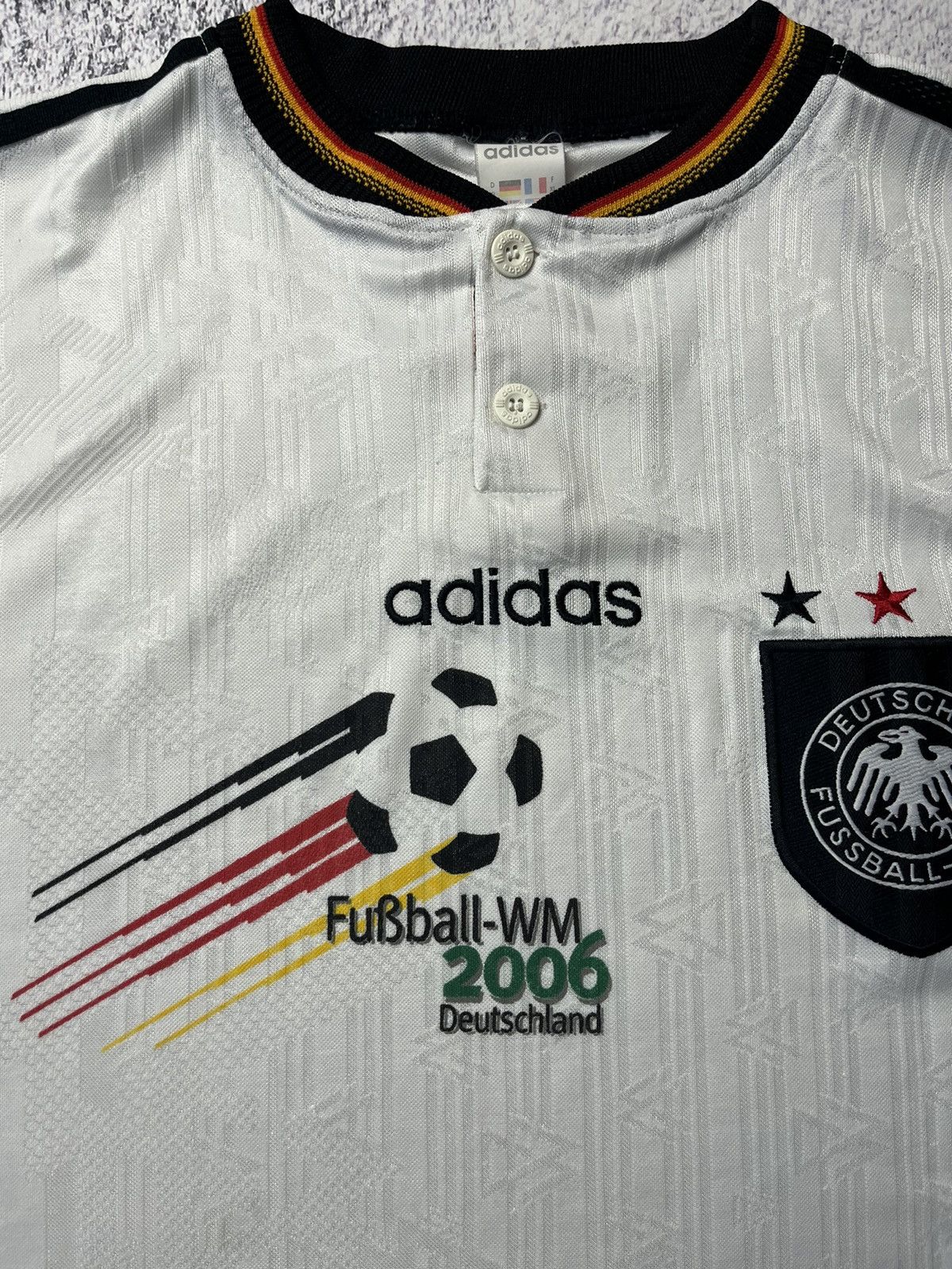 Adidas × Vintage VINTAGE GERMANY 2006 ADIDAS HOME FOOTBALL SHIRT Size US XL / EU 56 / 4 - 7 Thumbnail