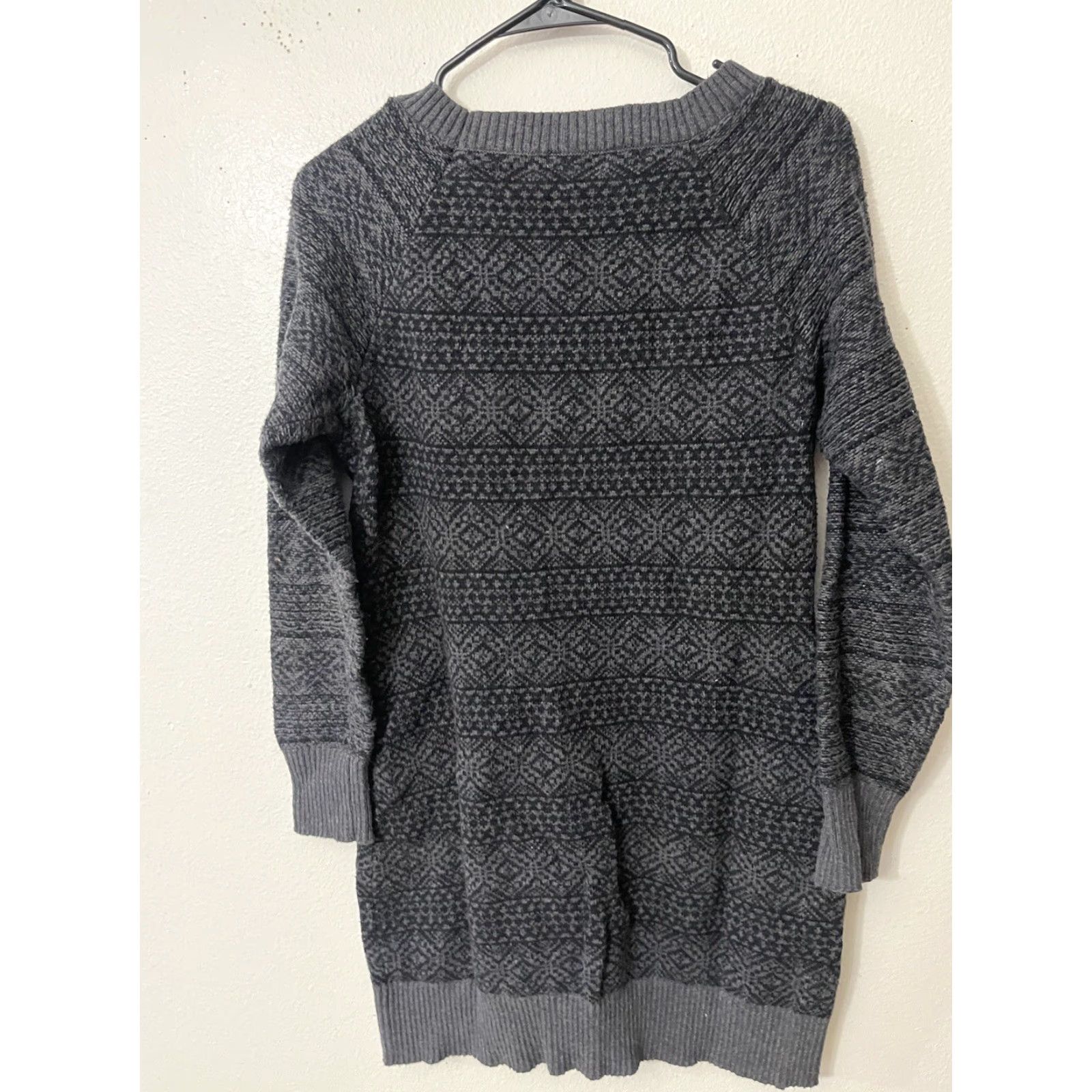 DKNY DKNY Jeans Sweater Dress Gray Long Sleeve Crew Neck Size M Womens Dress Sweater Size M / US 6-8 / IT 42-44 - 3 Thumbnail
