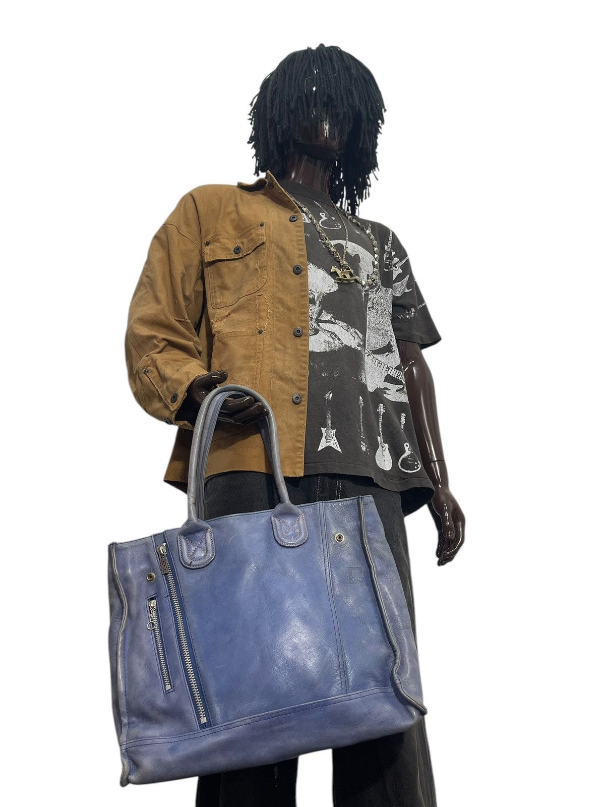 Genuine Leather Full Leather Patina Cyderhouse Tote Shoulder Bag 1🟩8 Size ONE SIZE - 5 Thumbnail