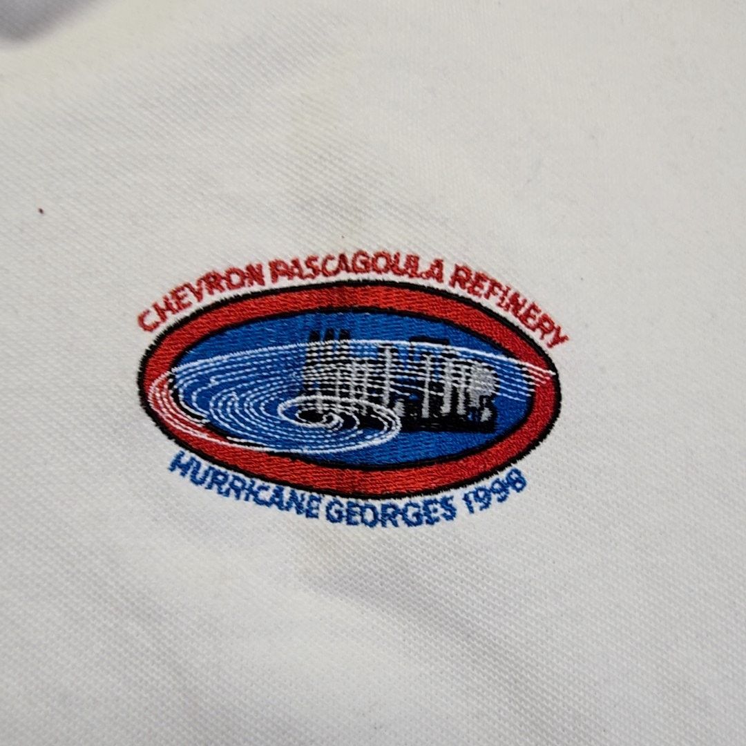Jerzees Vintage Chevron Polo Shirt Pascagoula 1998 XL VTG 90s Size US XL / EU 56 / 4 - 6 Thumbnail