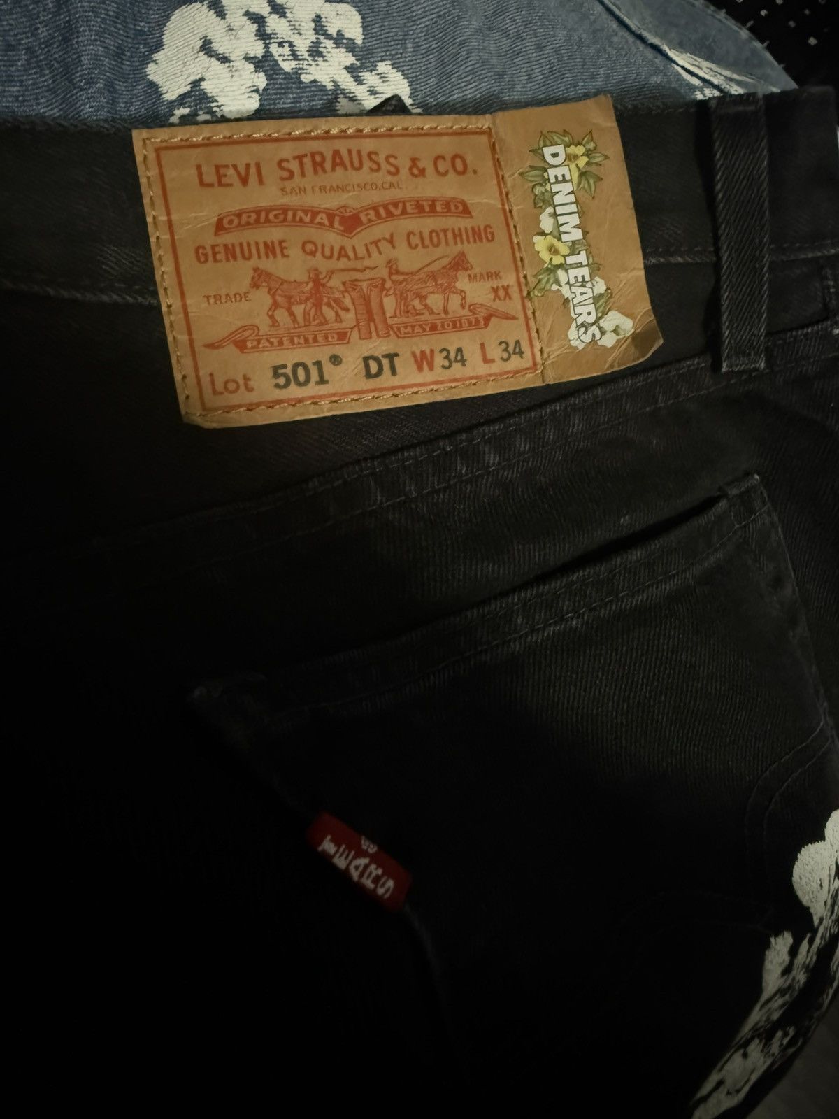 DENIM TEARS × Levi's Denim tears Size US 34 / EU 50 - 1 Thumbnail