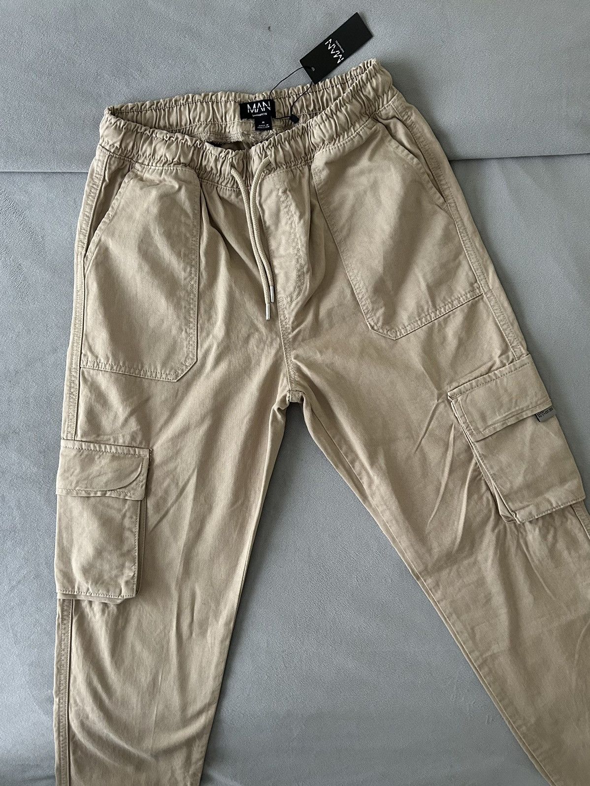 Boohoo Boohoo Cargo Denim Pants Size US 34 / EU 50 - 1 Thumbnail