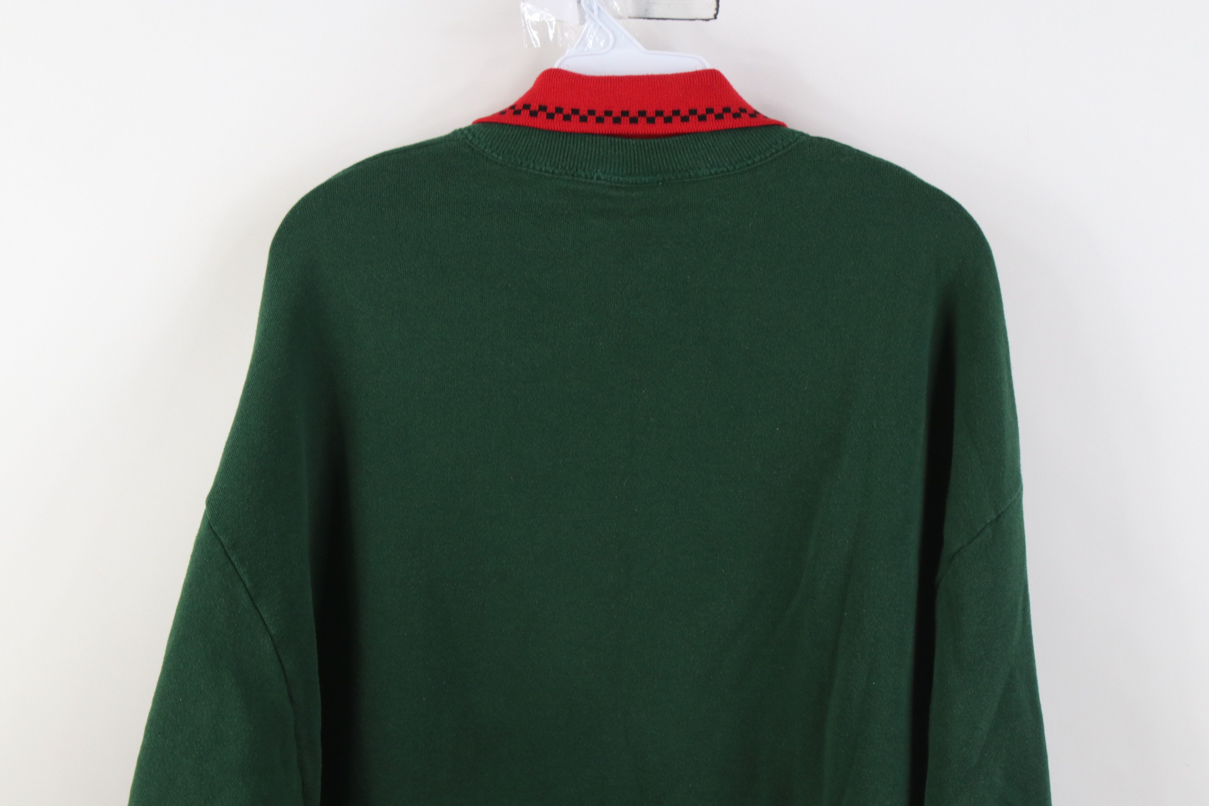 Vintage Vintage 90s Streetwear Cat Kitten Collared Sweatshirt USA Size XL / US 12-14 / IT 48-50 - 10 Thumbnail