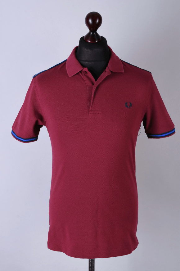 Fred Perry Fred Perry Burgundy Polo Shirt Twin Tipped Size S Size US S / EU 44-46 / 1 - 1 Thumbnail