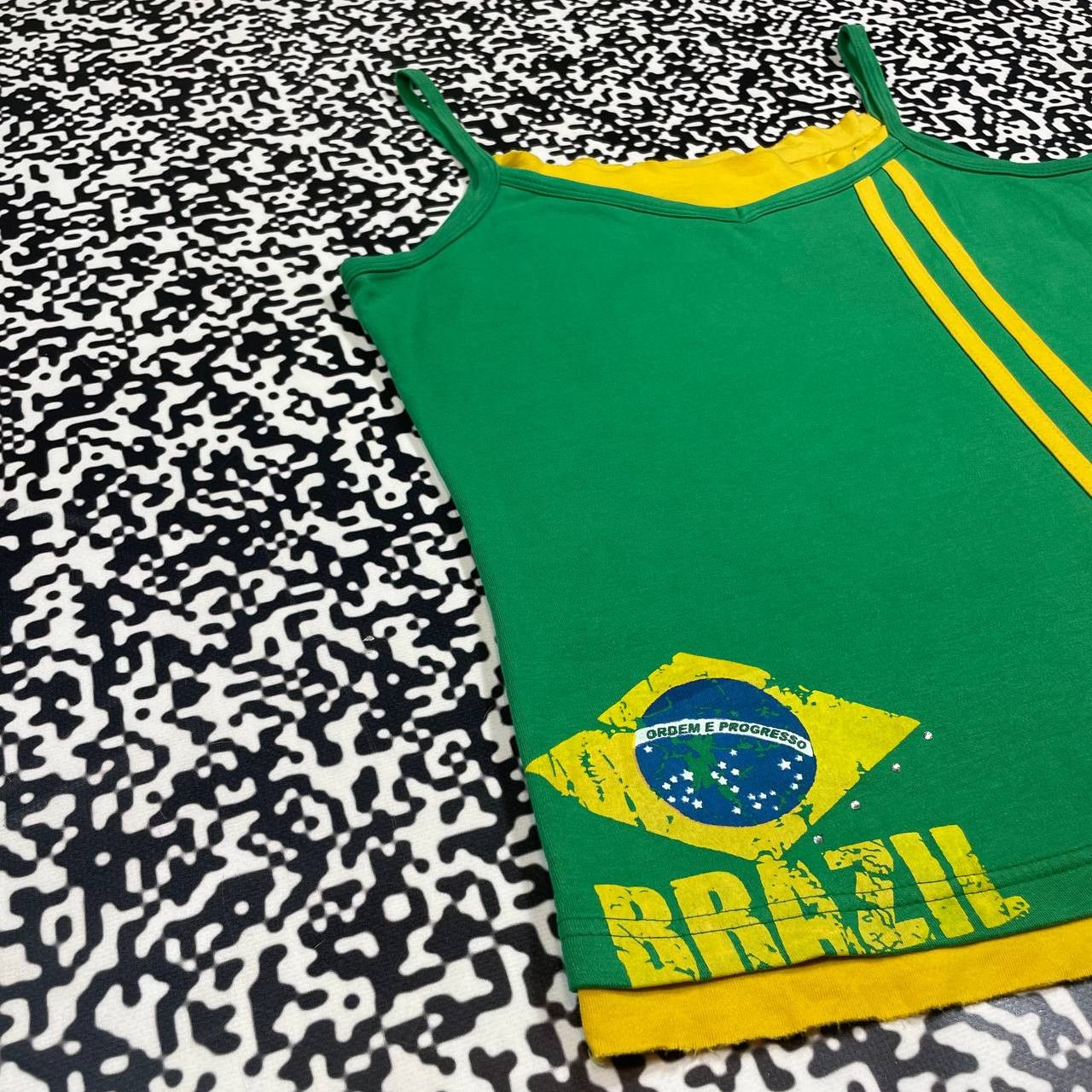 Vintage Vintage Y2K Brazil Retro Soccer Style Brasil Tank Top Casual Size M / US 6-8 / IT 42-44 - 5 Thumbnail