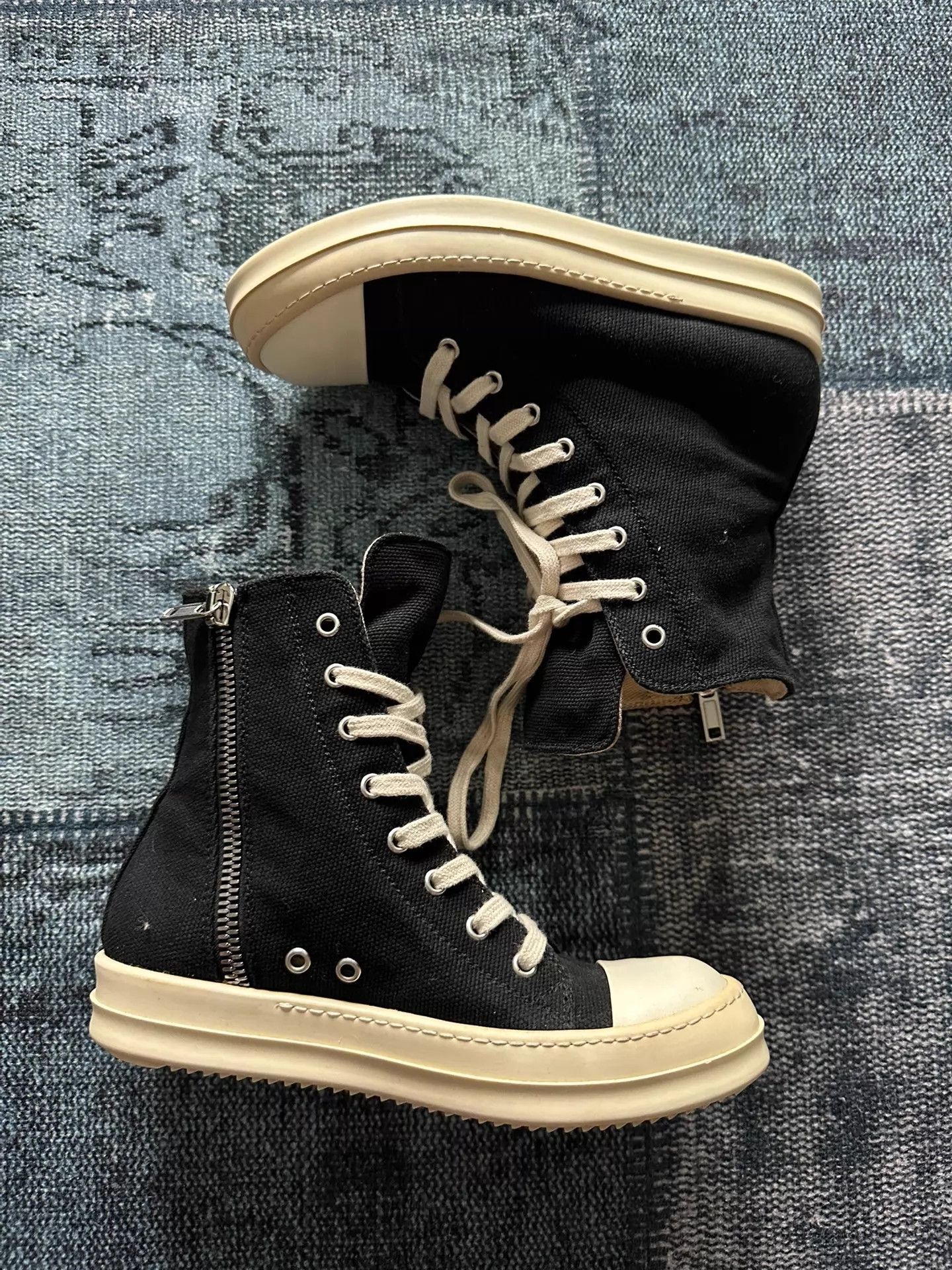 Rick Owens Rick Owens DRKSHDW Big Converse 37.5 Good Condition Size US 7 / IT 37 - 2 Thumbnail