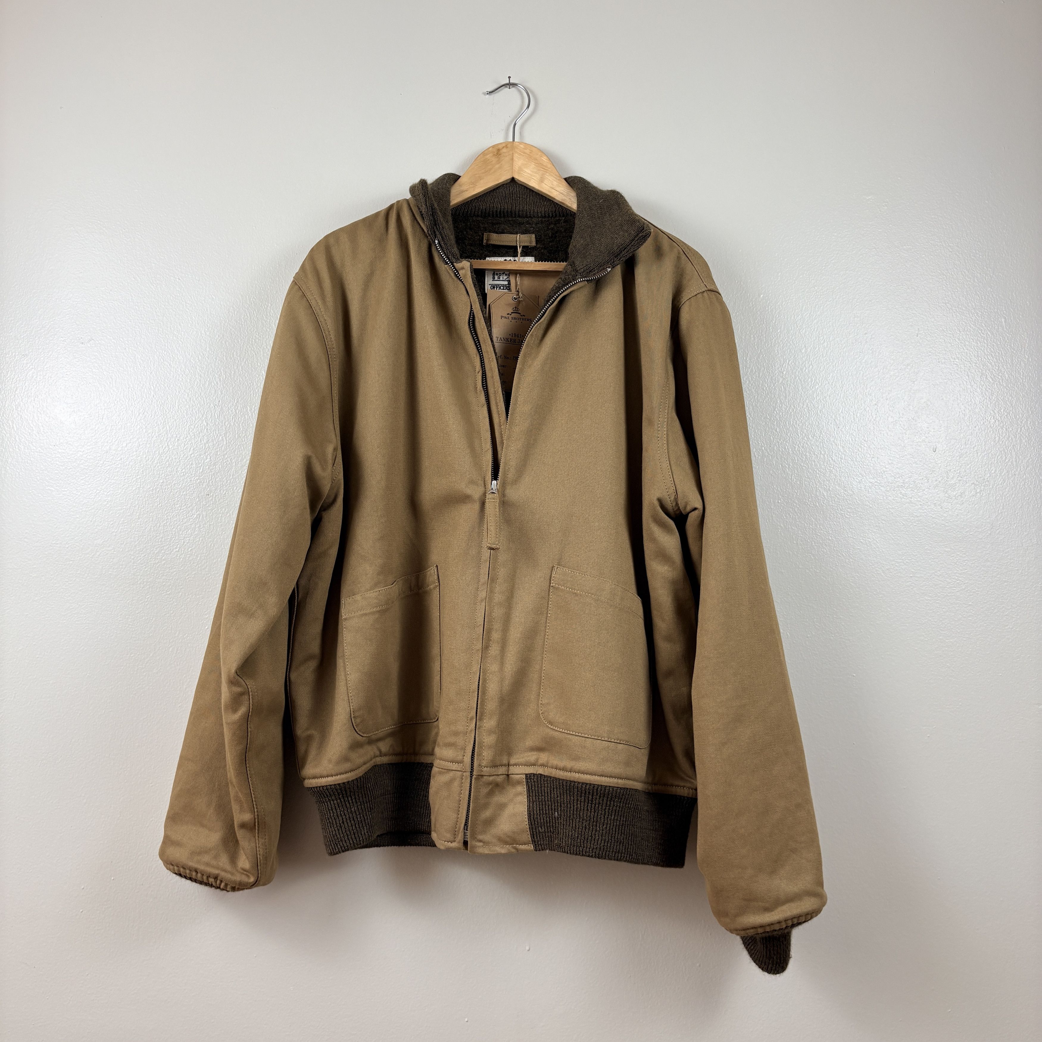 Pike Brothers Pike Brothers 1941 Tanker Jacket, Khaki NWT Size US XL / EU 56 / 4 - 1 Thumbnail