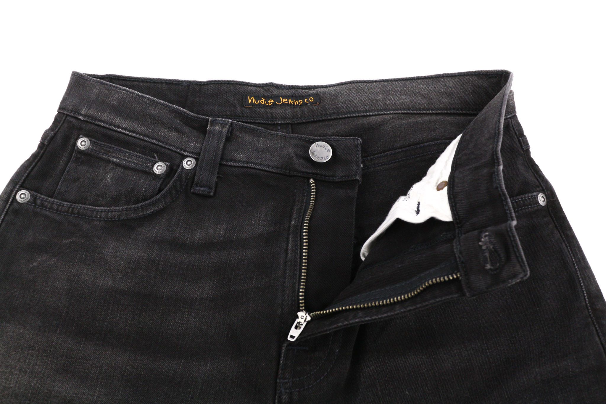 Nudie Jeans PIPE LED W30/L30 Grey Marble Organic Skinny Zip Fly 81913 Size US 30 / EU 46 - 4 Thumbnail