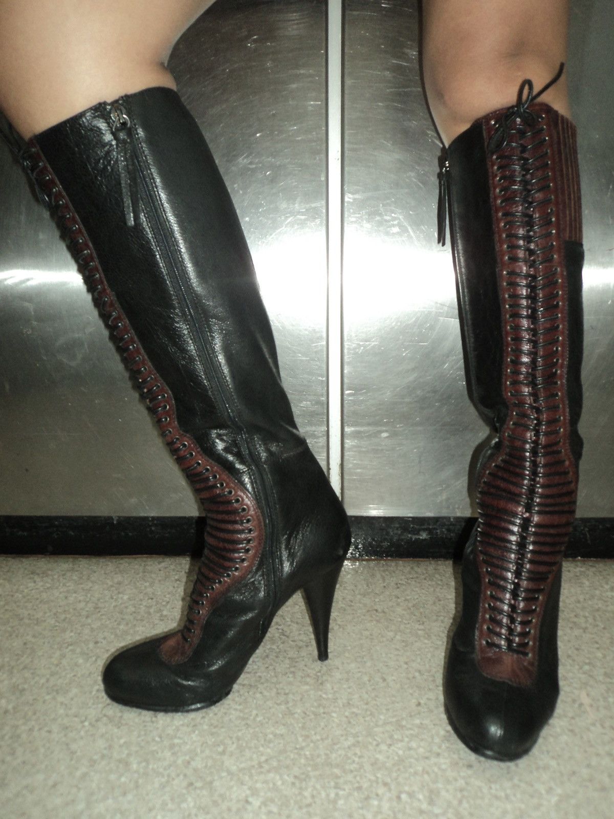 Miu Miu MIU MIU CORSET BOOTS Size US 6 / IT 36 - 2 Thumbnail